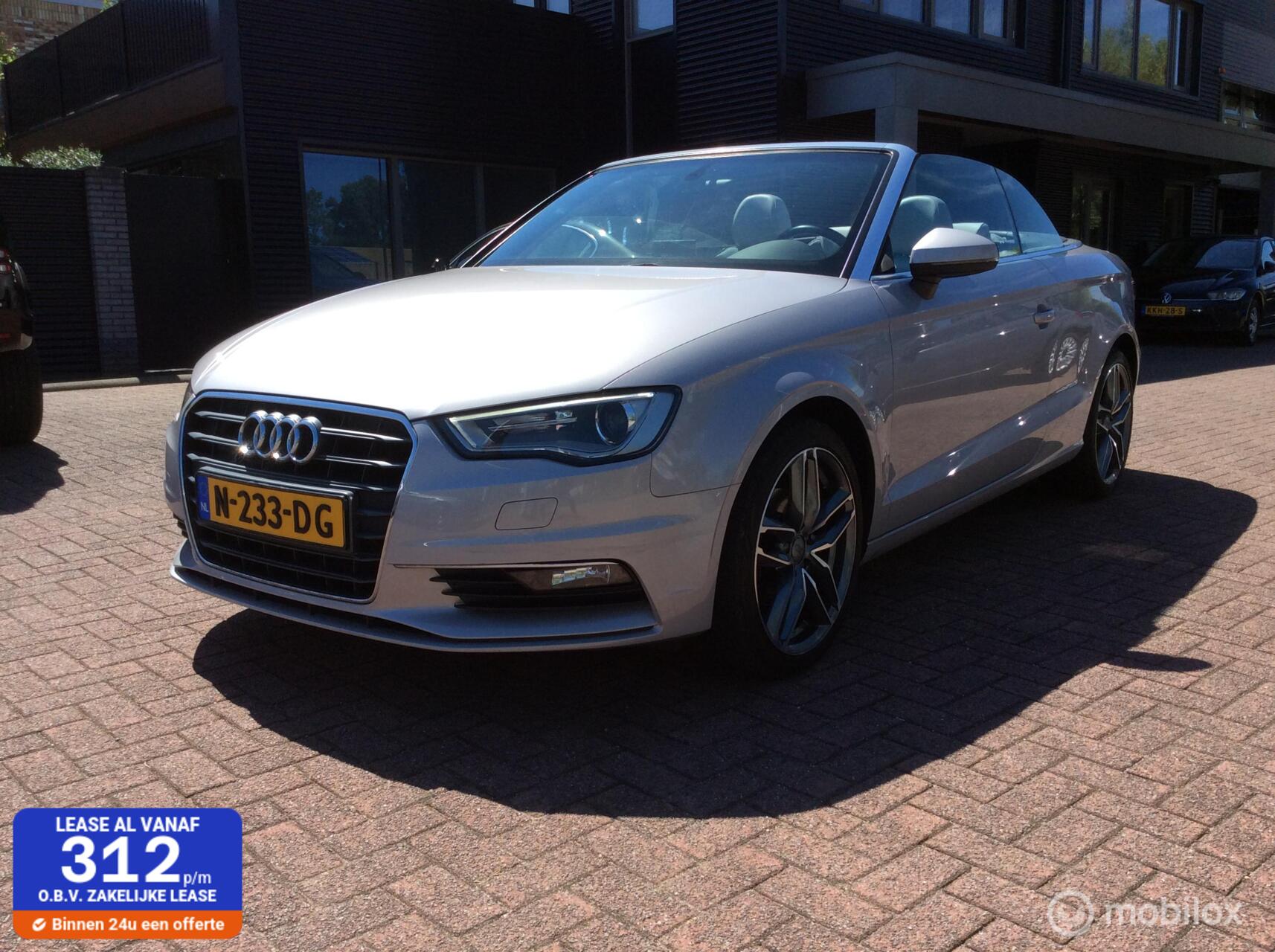 Audi A3 Cabriolet 1.4 TFSI Ambition Sport Edition Open Days leder 2016 - voorkant