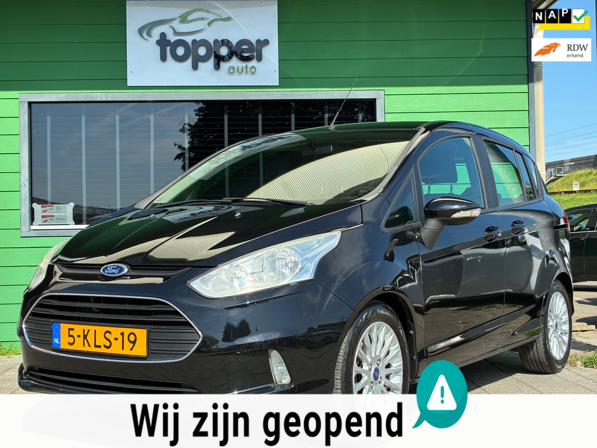 Ford B-max 1.0 EcoBoost Trend | 2e Eigenaar | Airco | CruiseControl | Trekhaak 2013 - voorkant