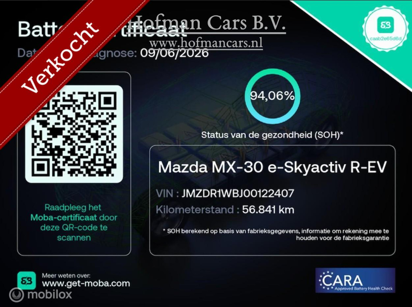 Foto van Mazda Mazda Mx-30