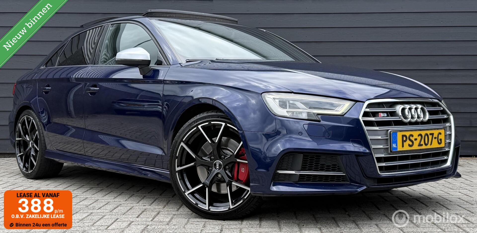 Audi S3 Limousine Limousine 2.0 TFSI quattro RS-zetels/Pano.dak/B&O/Driveselect 2017 - voorkant