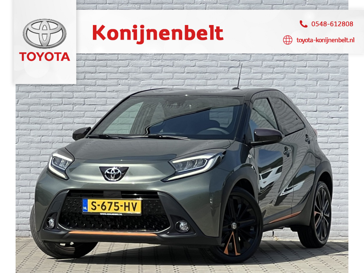 Toyota Toyota Aygo X 1.0 VVT-i S-CVT Limited Automaat 5-deurs | Clima | DAB 2022 - voorkant