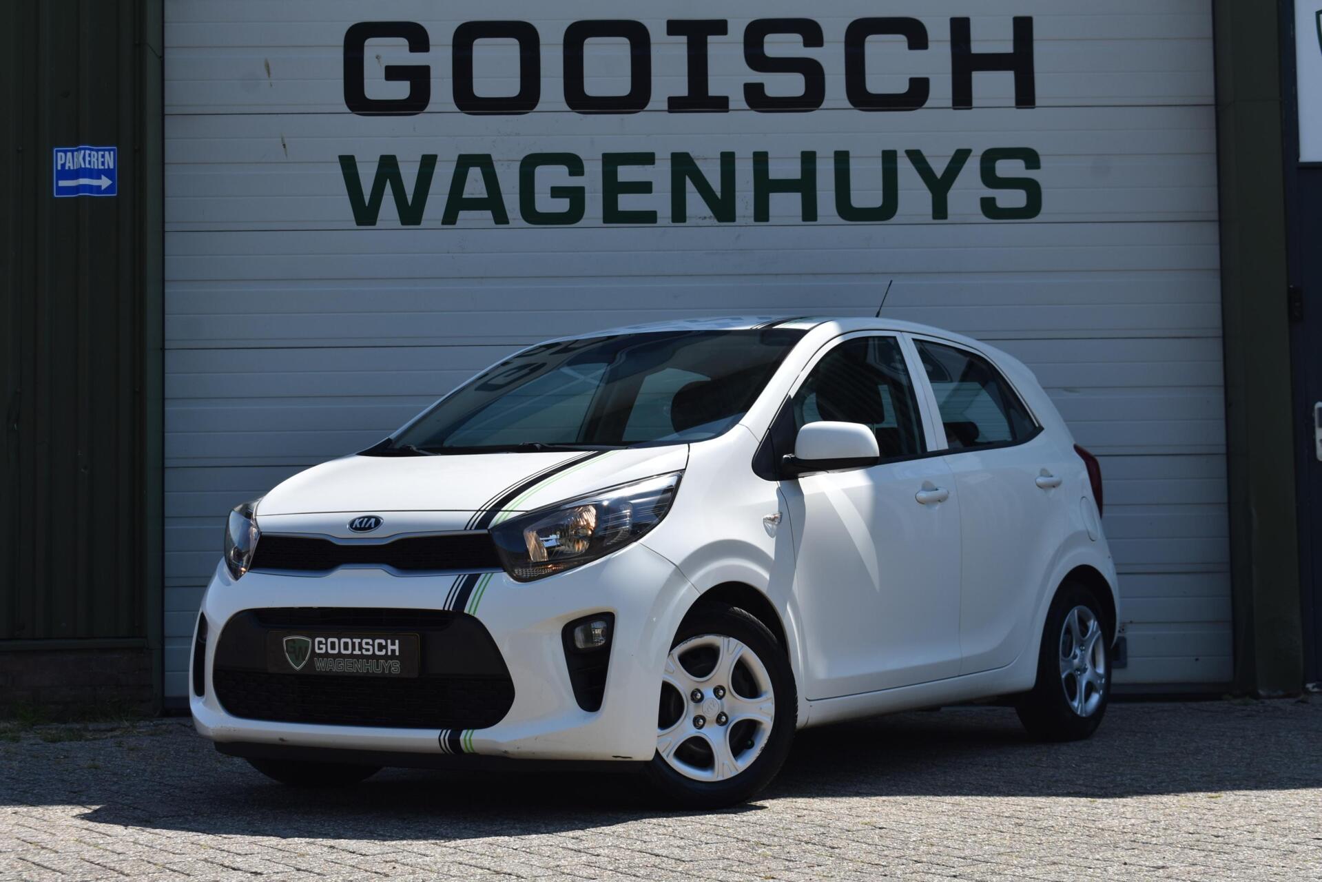 Kia Picanto 1.0 CVVT EconomyPlusLine | Striping | Airco | Bluetooth | 2018 - voorkant
