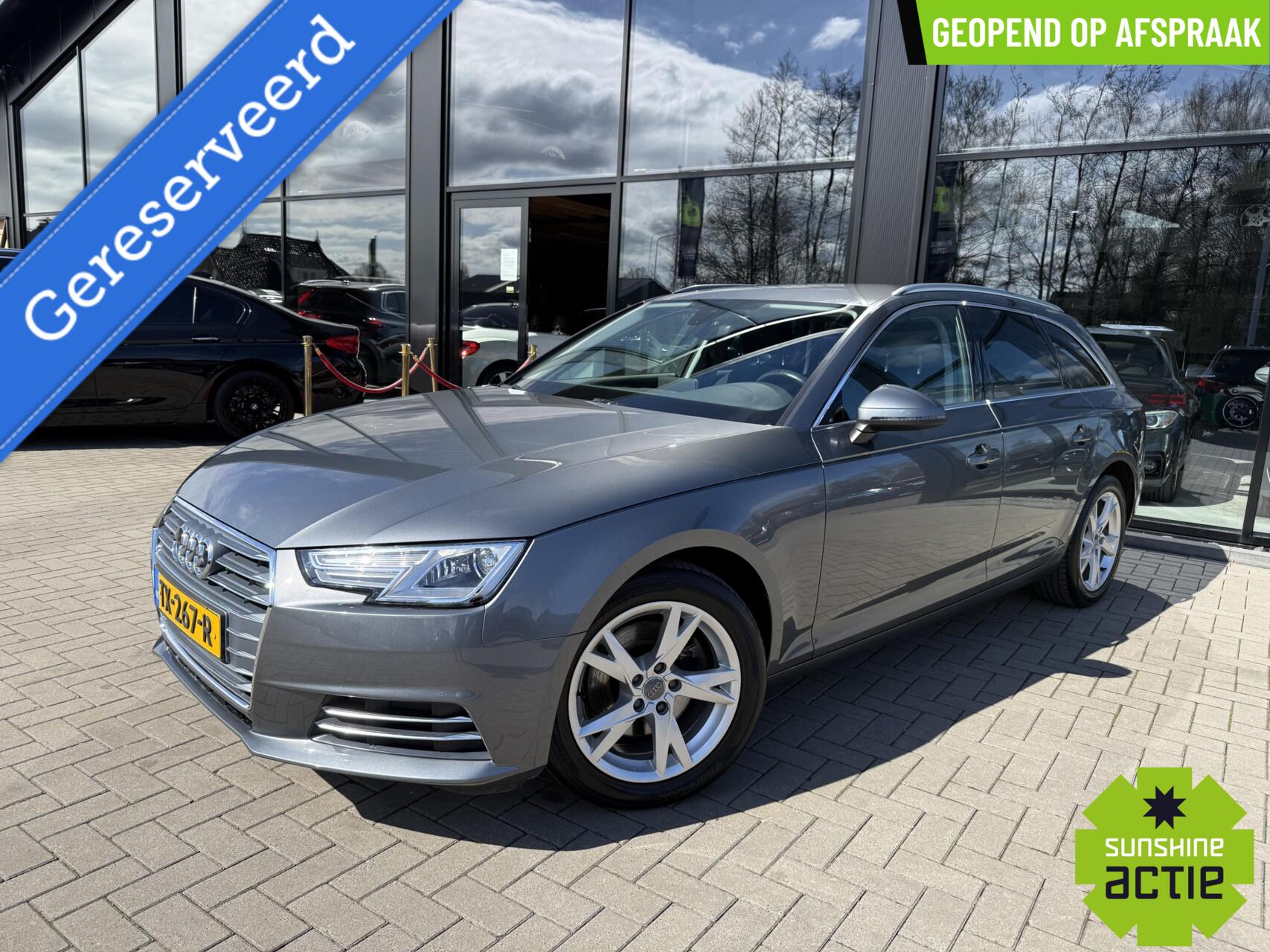 Audi A4 Avant 2.0 TFSI MHEV Design|Stoeleverwarming|Navi 2018 - voorkant