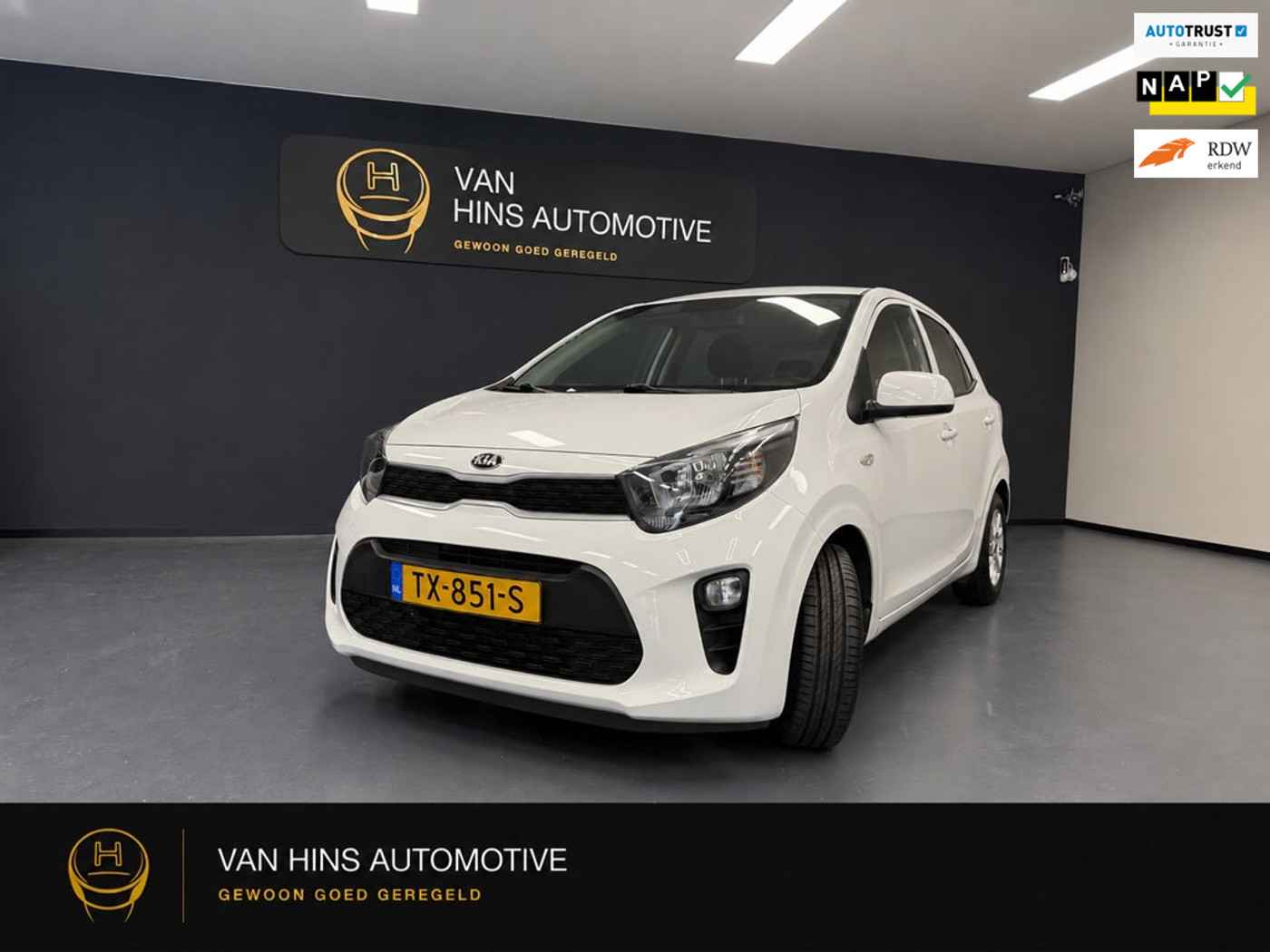 Kia Picanto 1.0 CVVT EconomyPlusLine ZEER NETTE AUTO / NAP?/NEDERLANDSE AUTO/ BTW AUTO 2018 - voorkant
