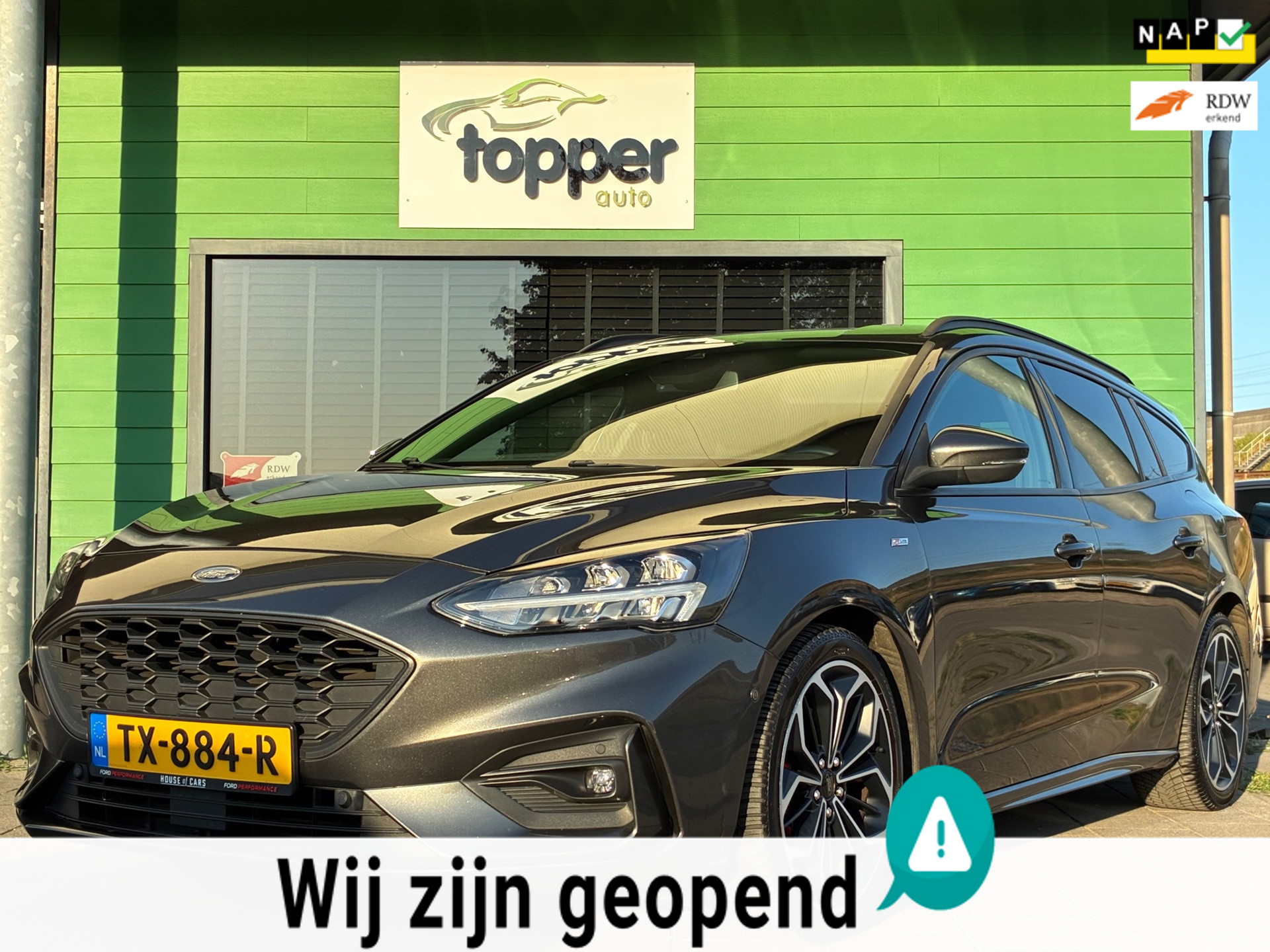 Ford Focus 1.0 EcoBoost ST Line Business|Camera|Navigatie|Climatronic|CruiseControl|B&O|PDC| 2018 - voorkant