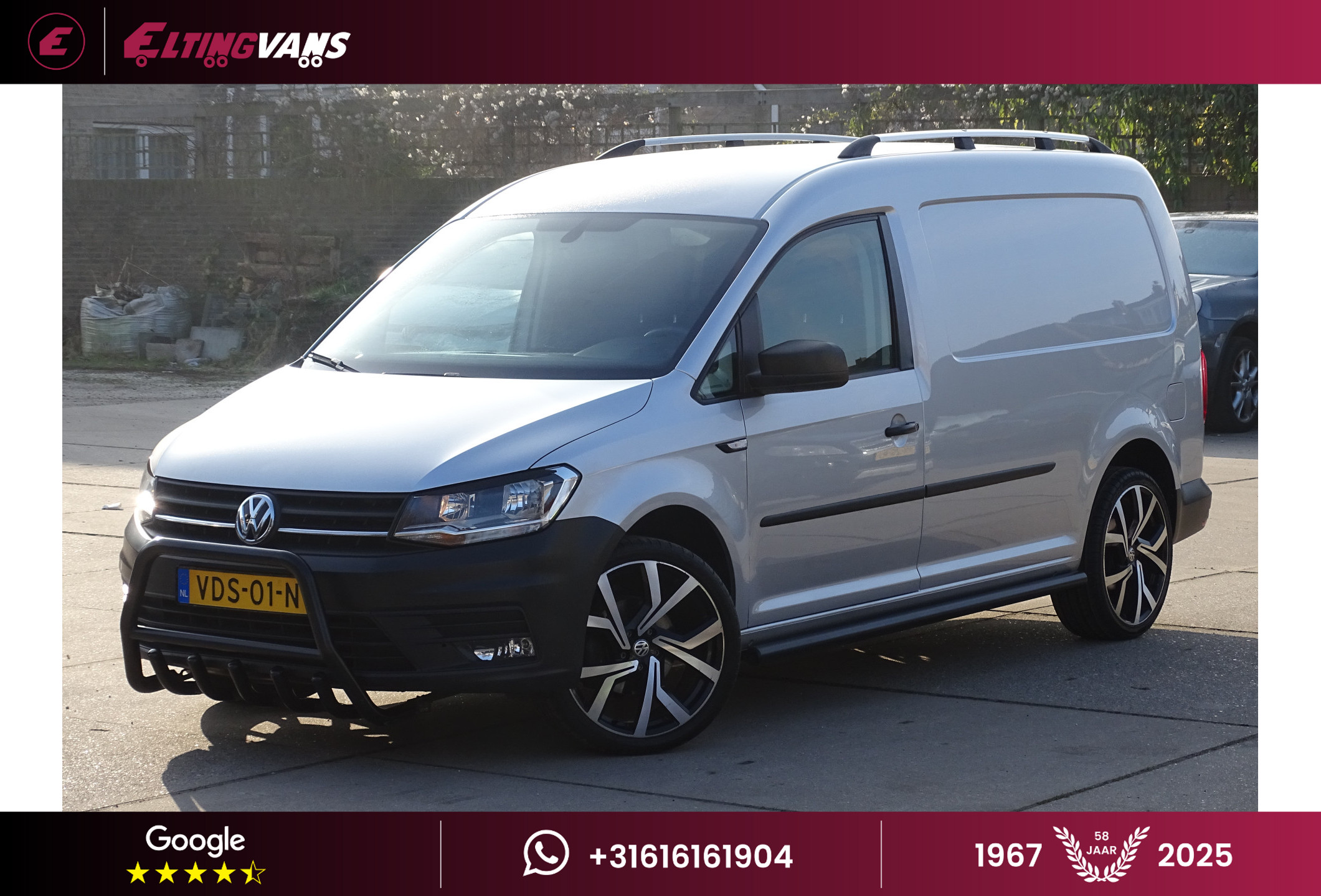 Volkswagen Caddy Modified Partition Wall 2.0 TDI Maxi 2020 - voorkant