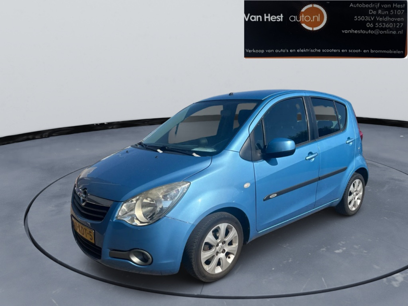 Opel Agila 1.2 Edition AIRCO | CRUISE CONTROL | SPORTVELGEN 2009 - voorkant