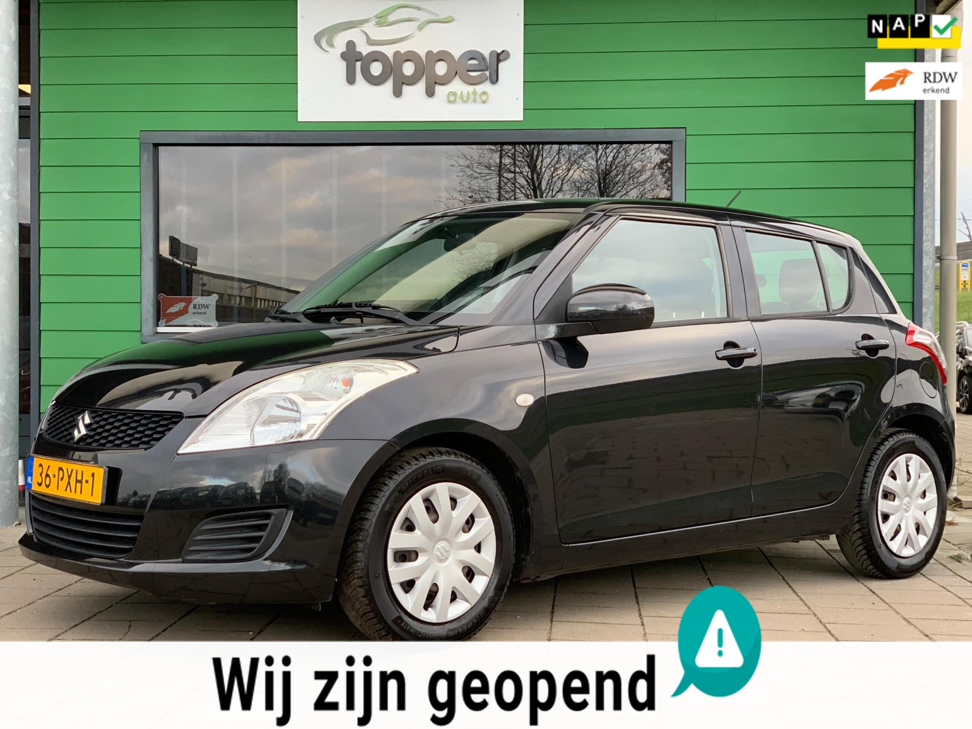 Suzuki Swift 1.2 Comfort EASSS|1e Eigenaar|NAP|Airco|Elektr.ramen|5-Deurs| 2011 - voorkant