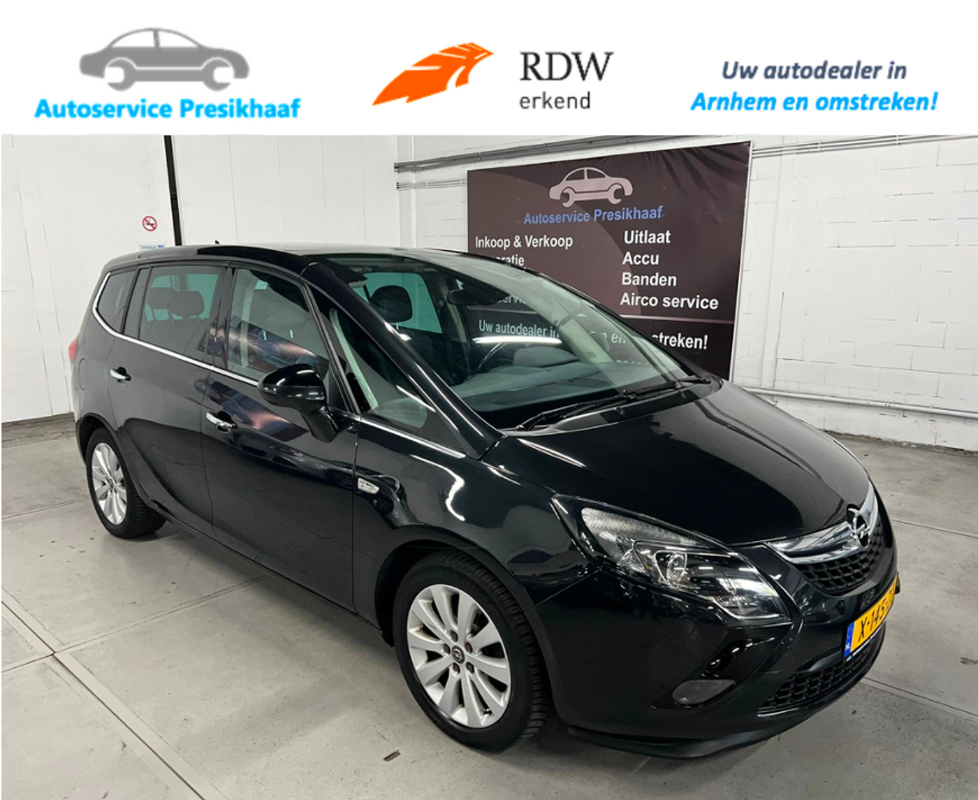 Opel Zafira 1.4 Cosmo 7p. Automaat PANORAMADAK 2012 - voorkant