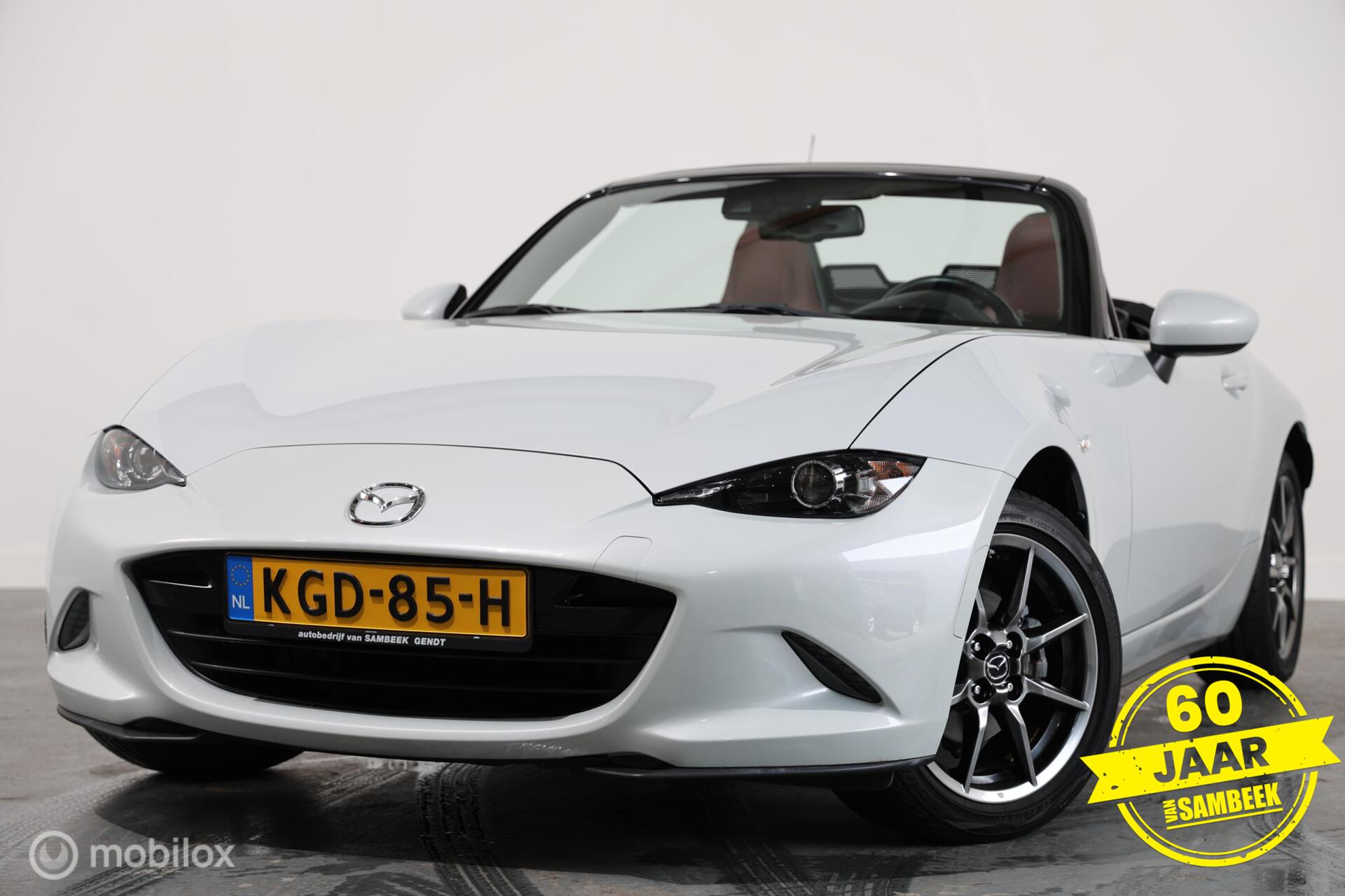 Mazda Mx-5 1.5 SkyActiv-G 131 Sakura - Camera - Cruise - Navi 2018 - voorkant