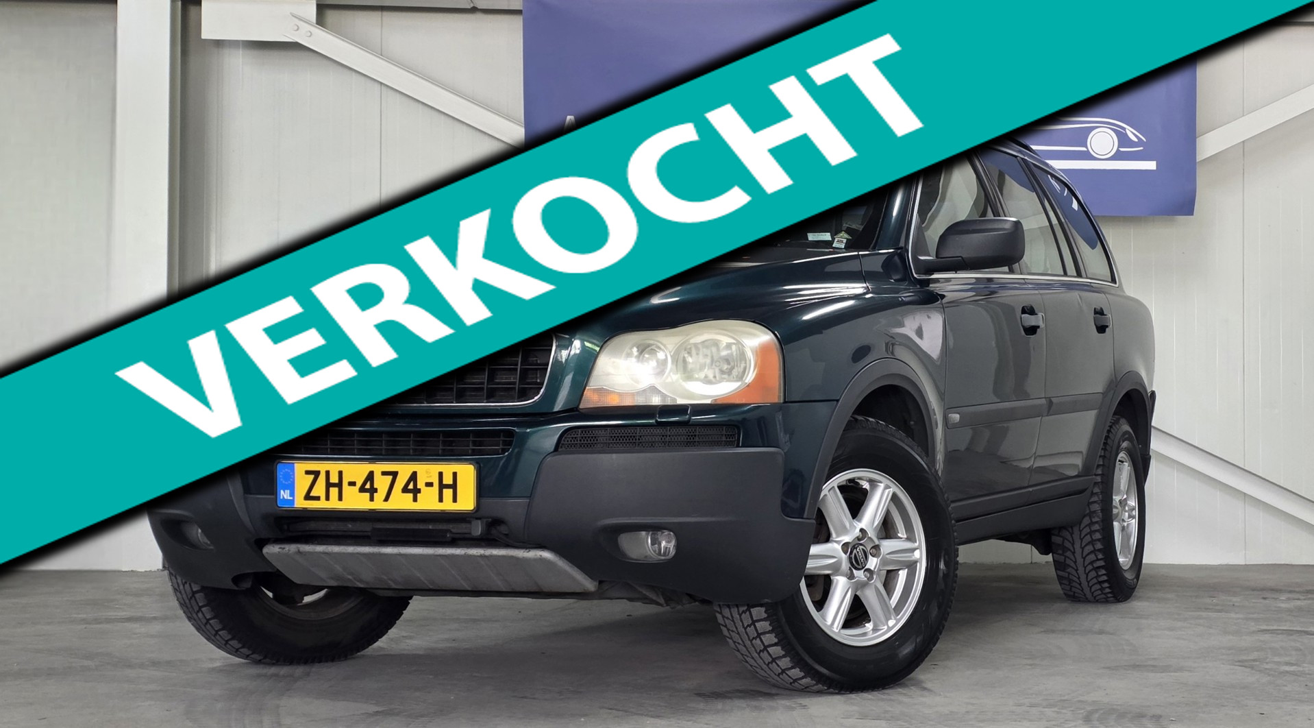 Volvo Xc90 2.5 T 5P Volledig Onderhouden Trekhaak DAB+ Camera Nieuwe APK Garantie! 2003 - voorkant