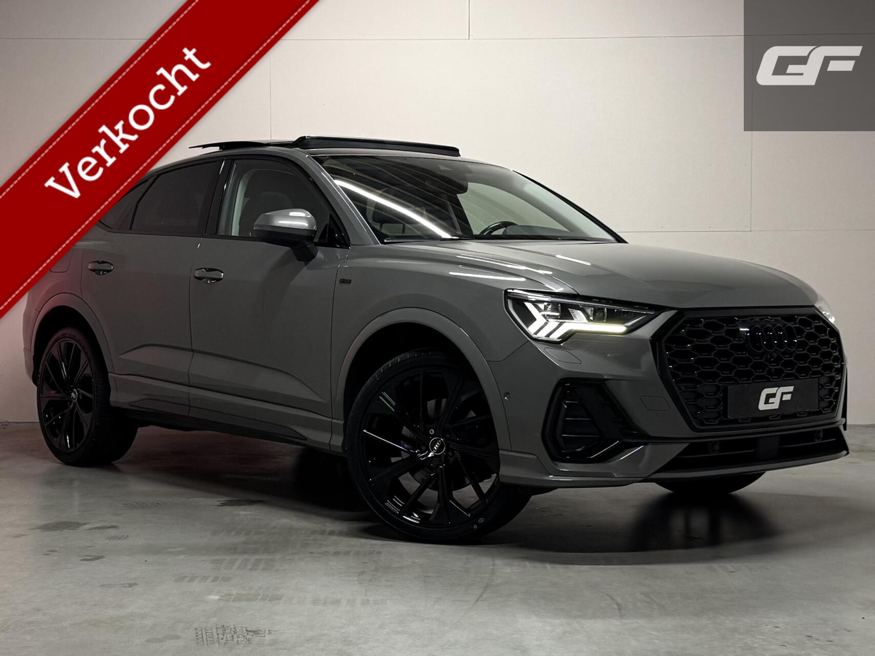 Audi Q3 45 TFSIe Black Edition S-line Pano Memory 360° Sfeer Virtual 2021 - voorkant