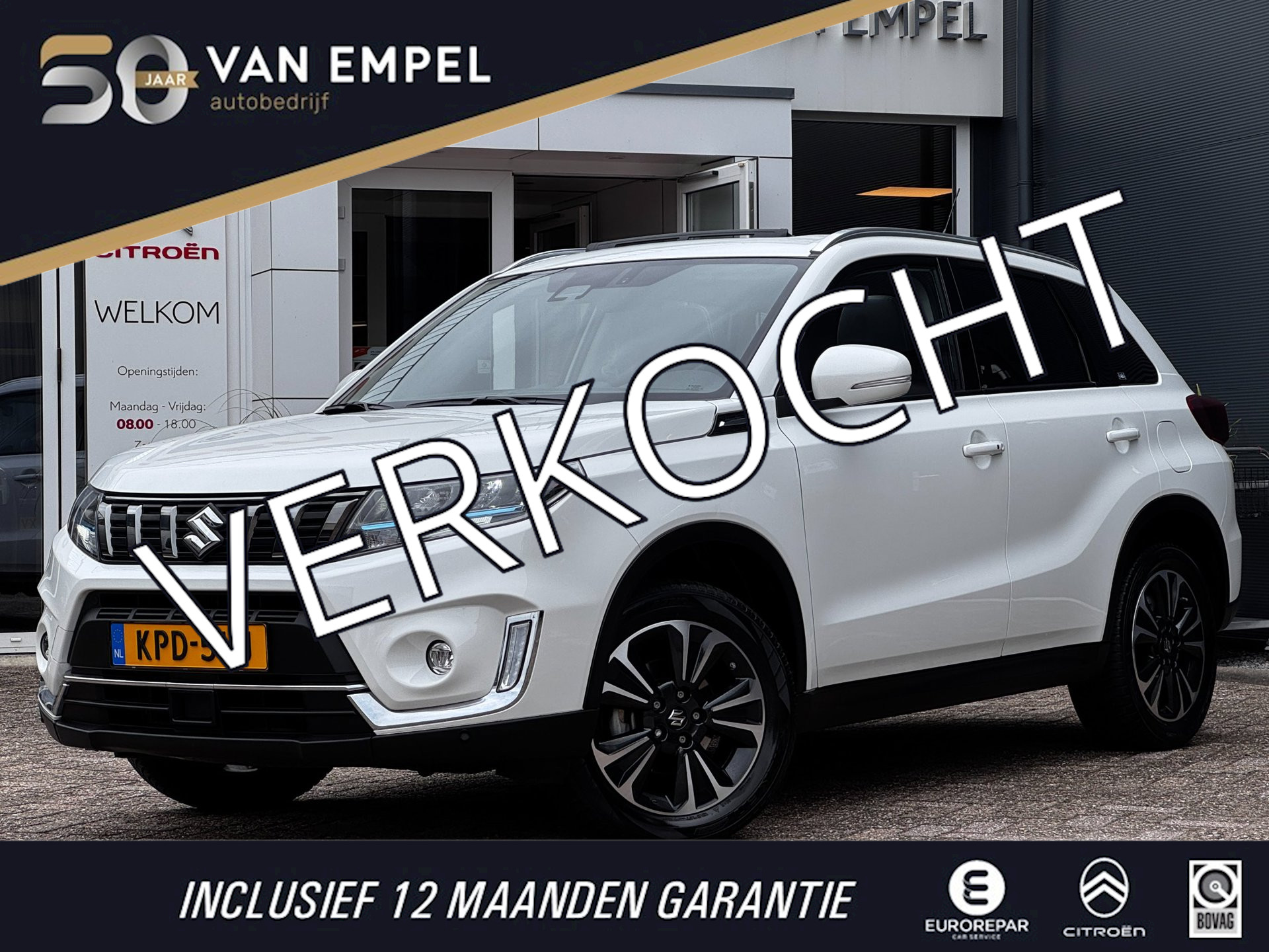 Suzuki Vitara 1.5 Hybrid Style | Panoramadak | Suzuki dealer onderhouden | Stoelverwarming | Camera | 2023 - voorkant