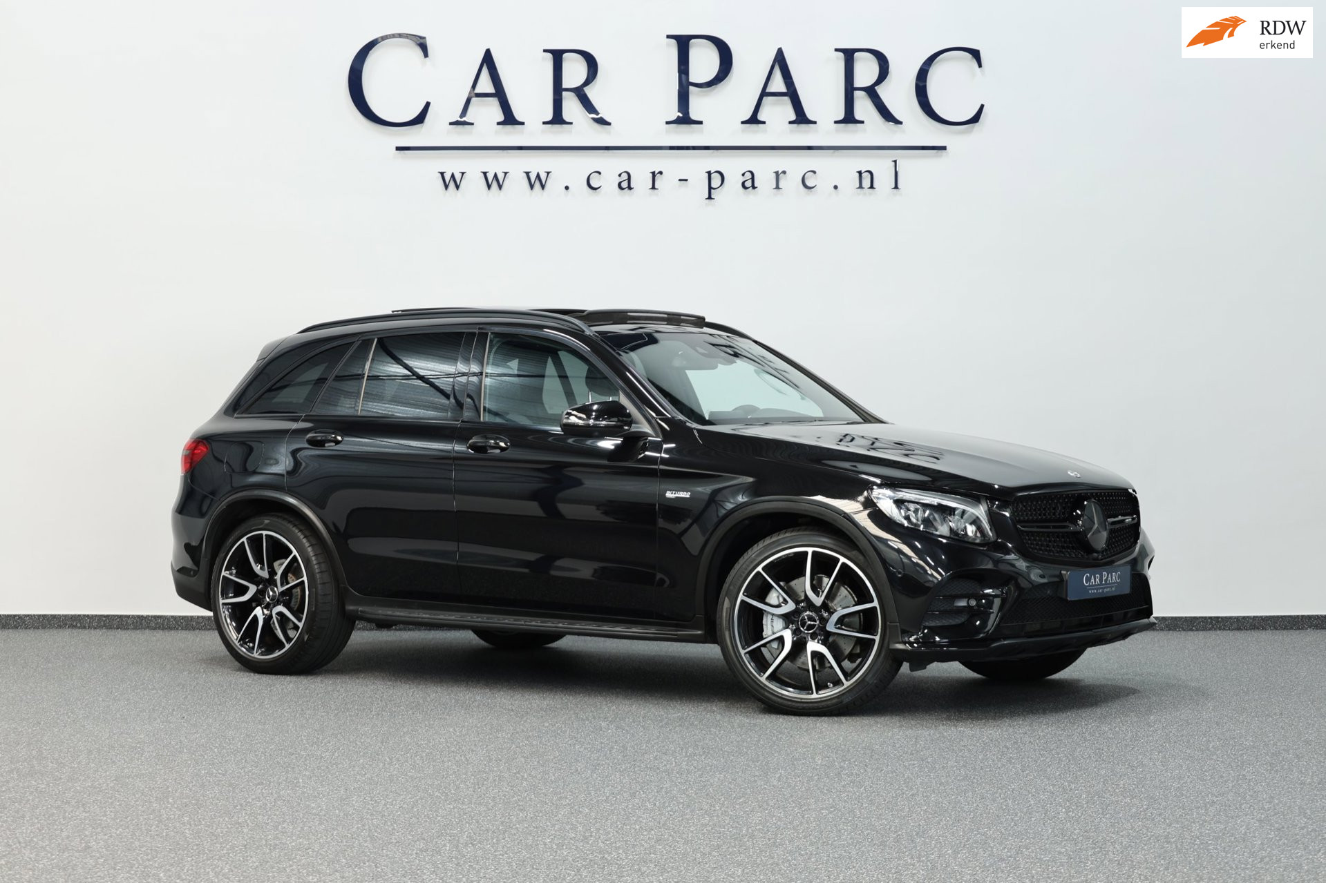 Mercedes-Benz Glc-klasse AMG 43 4MATIC 367+PK LED/SFEER/PANO/HALF LEDER+S.VERWARMING+MEMORY/21" LMV/360/ACC/ECC/12 MND GARANTIE! 2017 - voorkant