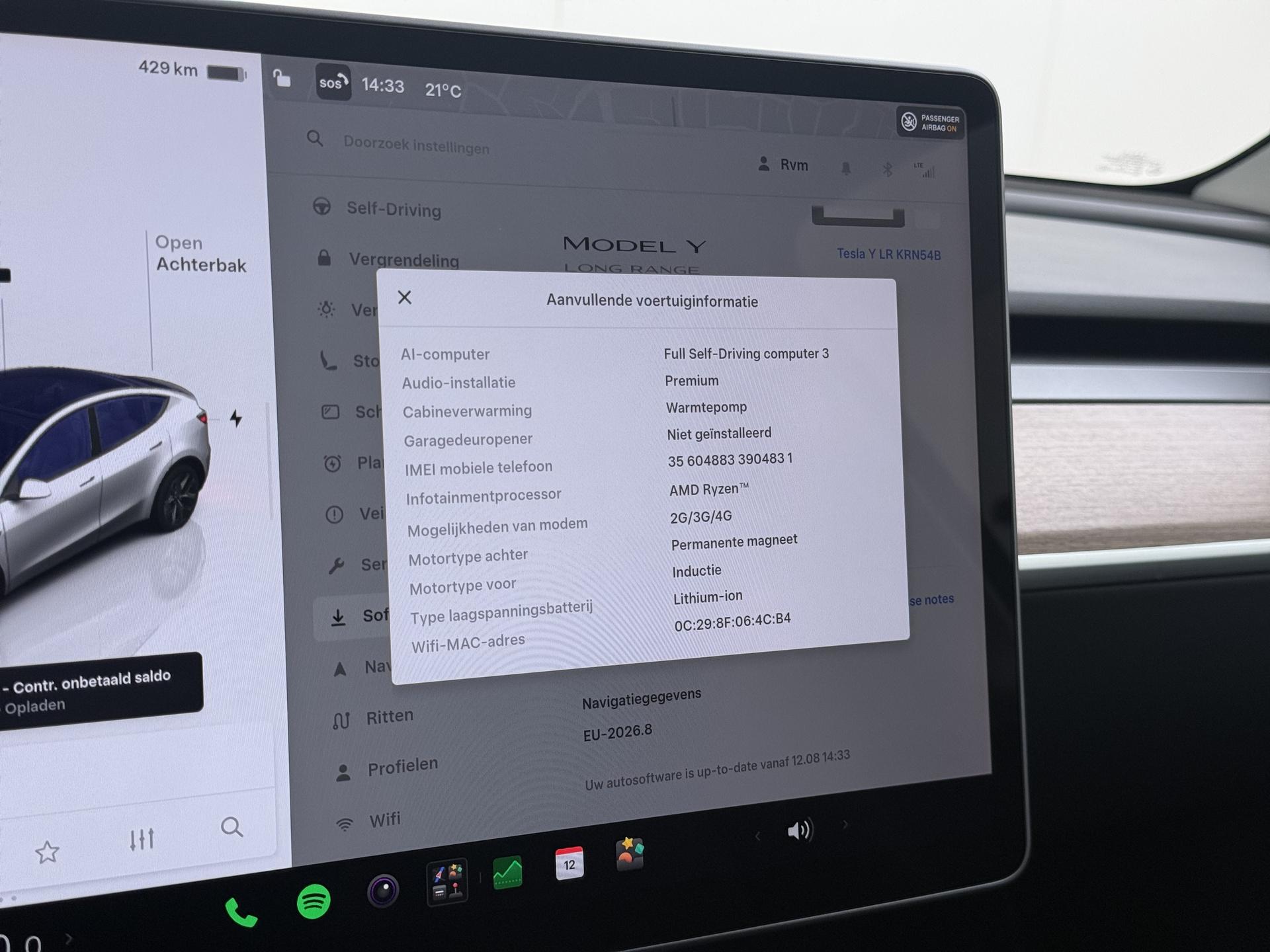 Foto van Tesla Model Y