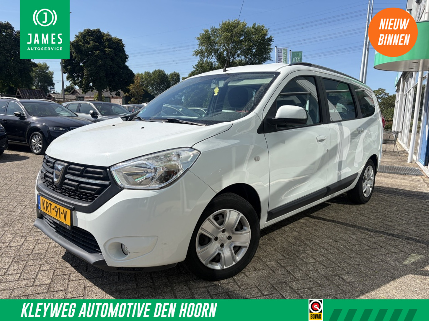 Dacia Lodgy 1.2 TCe Ambiance 5p. Trekhaak, Airco, Nav 2018 - voorkant
