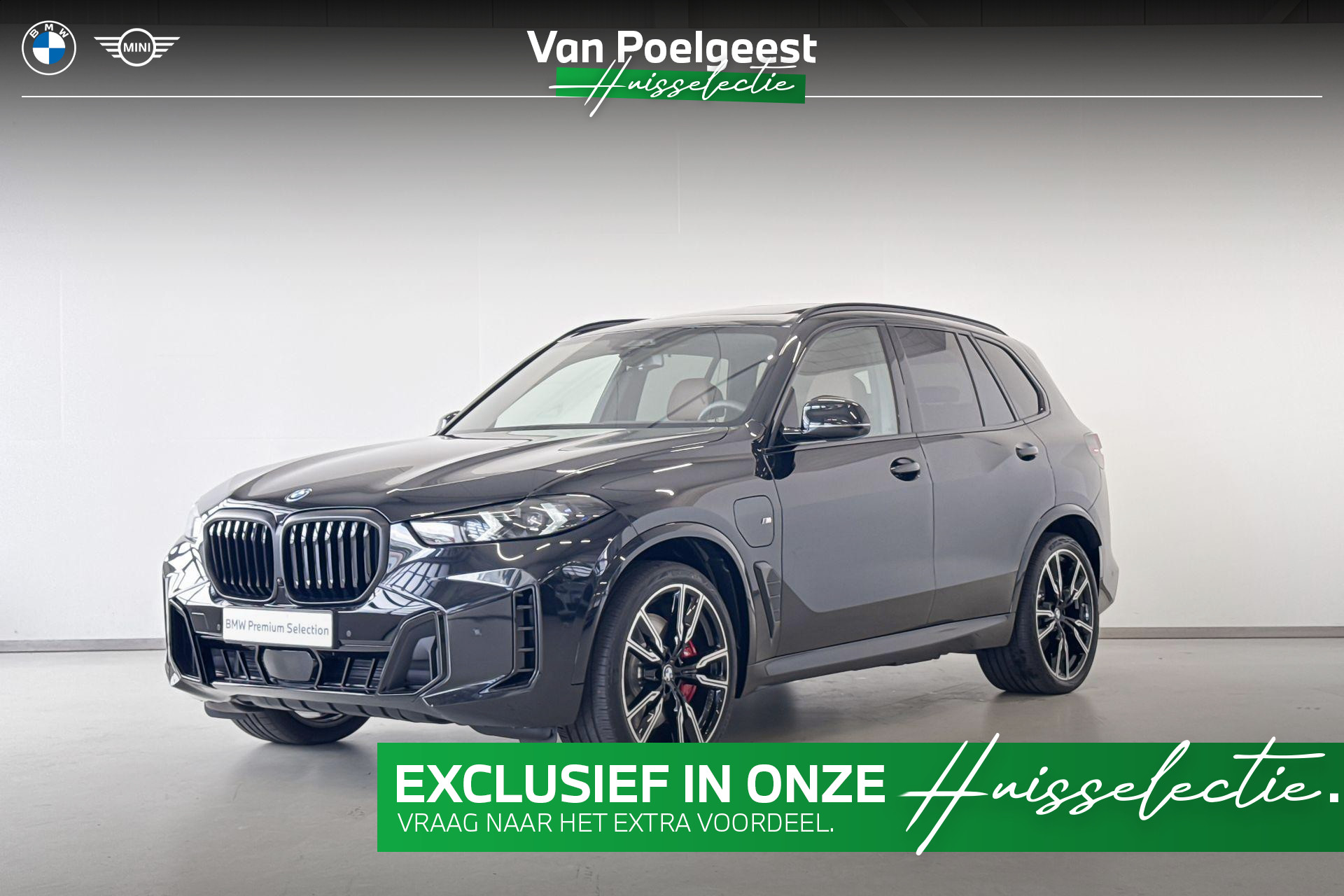BMW X5 Xdrive50e xDrive50e Innovation Pack M Sportpakket Pro 2026 - voorkant
