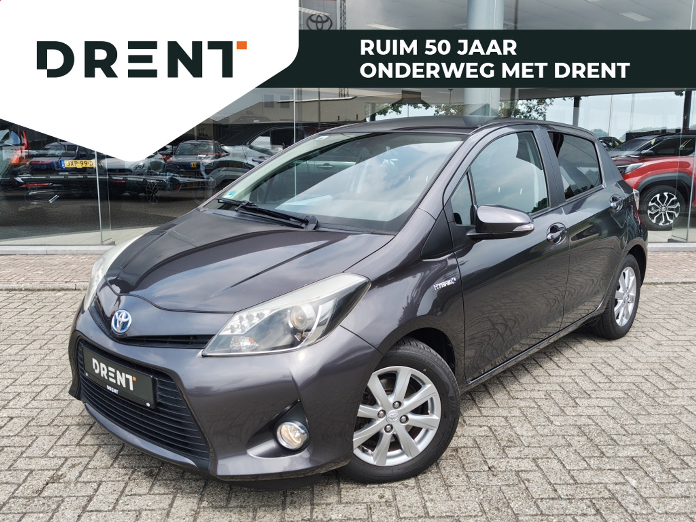 Toyota Yaris 1.5 Hybrid Dynamic | Goed Onderhouden | Navi | Cruise Control | 2014 - voorkant