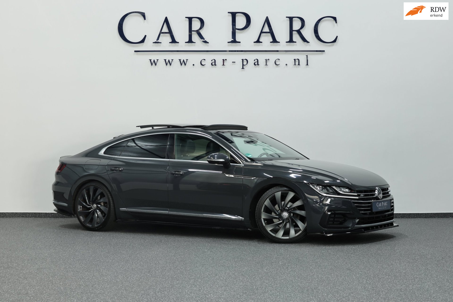 Volkswagen Arteon 2.0 TSI 3x R-line MAXTON/VIRTUAL/SFEER/PANO/HAF LEER+ALCANTARA+MASSAGE/KEYLESS/20"/CAM/LINE/ACC/12 MDN GARANTIE! 2020 - voorkant