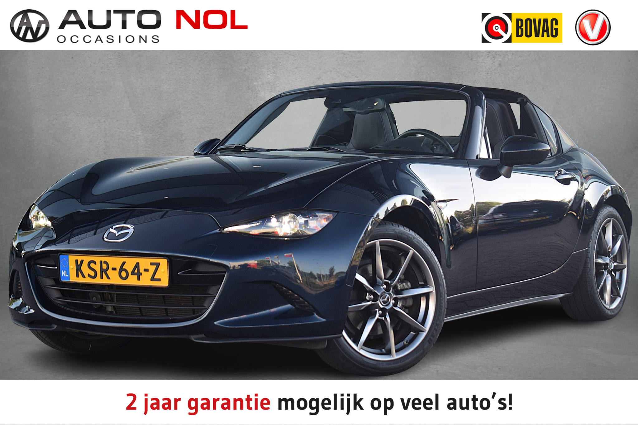 Mazda Mx-5 RF 2.0 SkyActiv-G 184 Exclusive-Line 2023 - voorkant