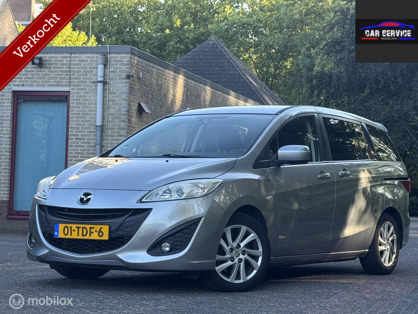 Mazda Mazda 5 2.0 GT-M/NAP/APK/7 PERSOONS/CRUISE/PDC/NAVI/2e EIG 2012 - voorkant