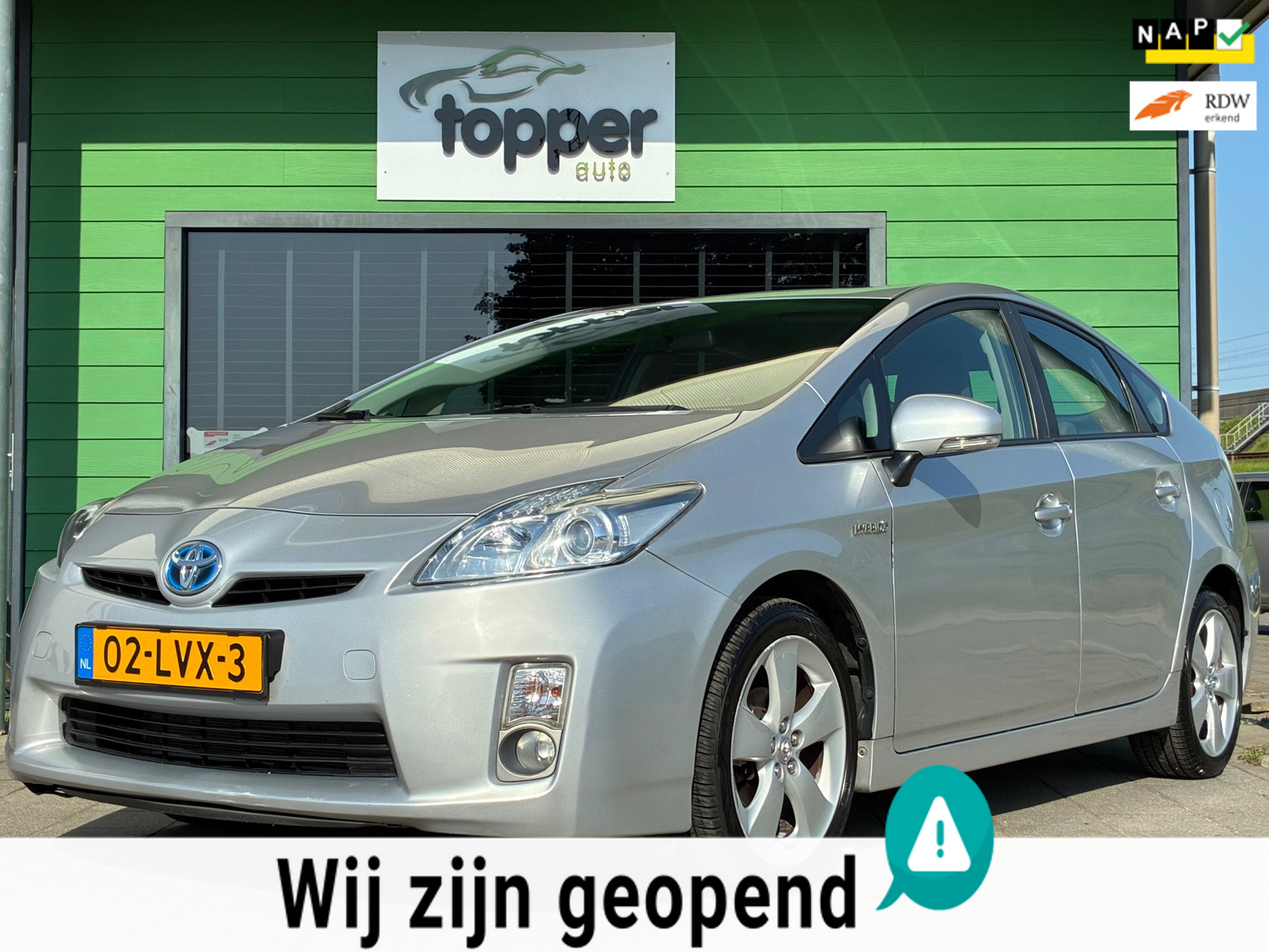 Toyota Toyota Prius 1.8 Aspiration|1e Eigenaar|CruiseControl|Airco|Trekhaak 2010 - voorkant
