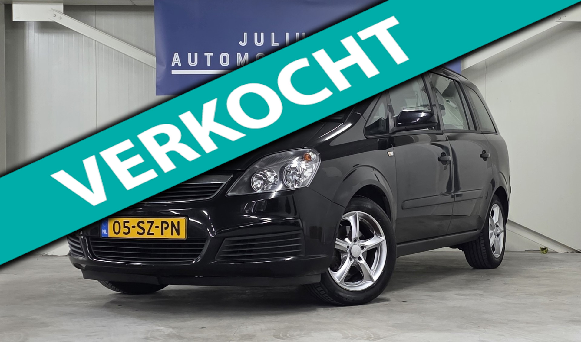 Opel Zafira 1.8 Enjoy 7Persoons Trekhaak Clima Nieuwe APK Garantie! 2006 - voorkant