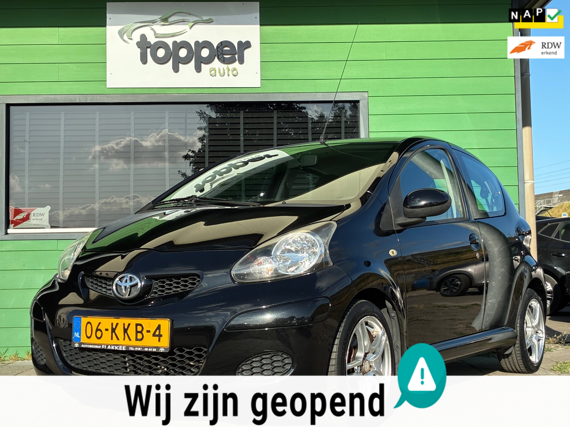 Toyota Toyota Aygo 1.0-12V Comfort|Airco|Elektr.ramen|Nieuwe APK|LM-Velgen|NAP| 2010 - voorkant