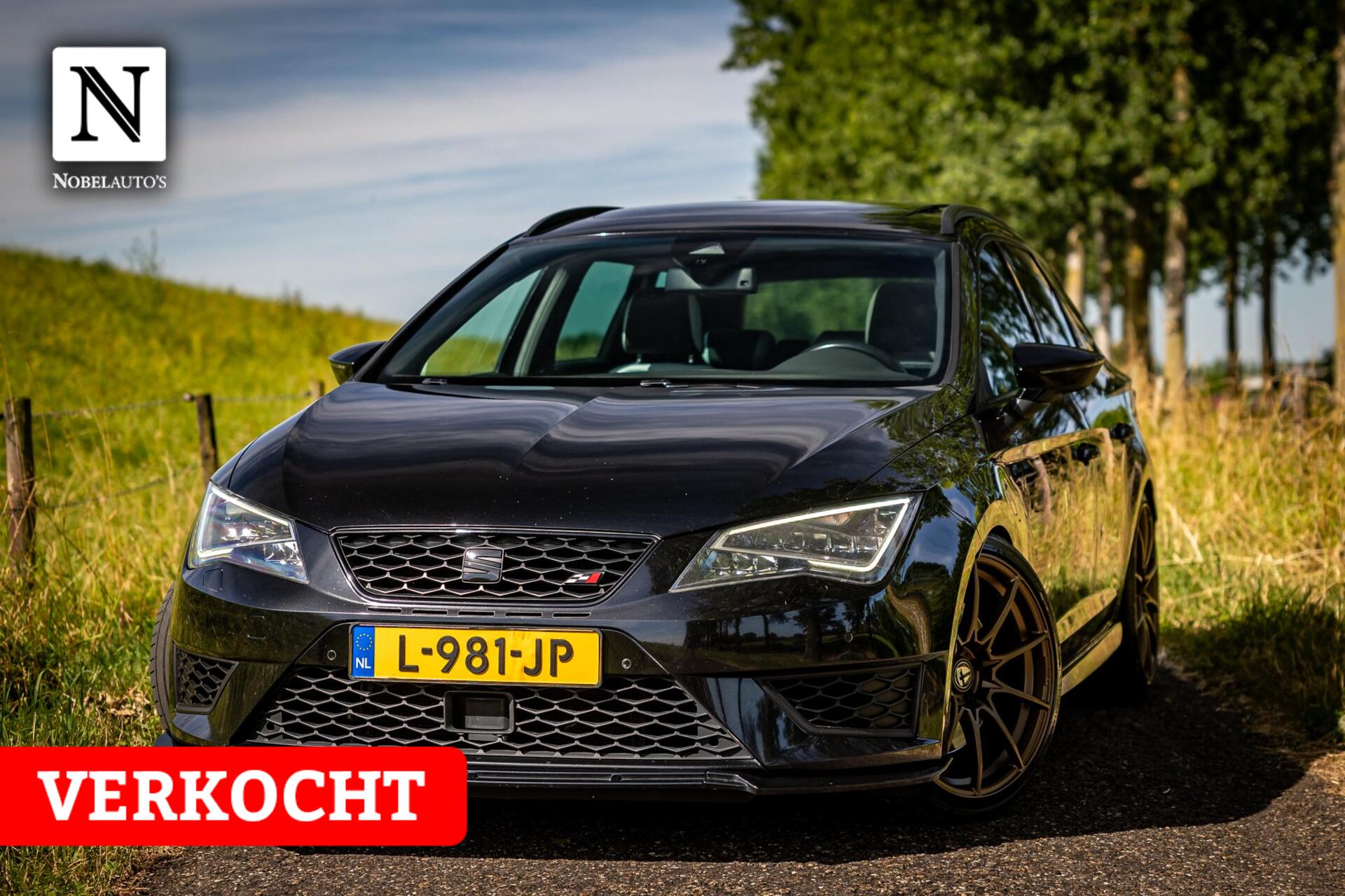 Seat Leon ST 2.0 TSI Cupra DSG 280|Pano|Camera|CarPlay|PDC| 2015 - voorkant