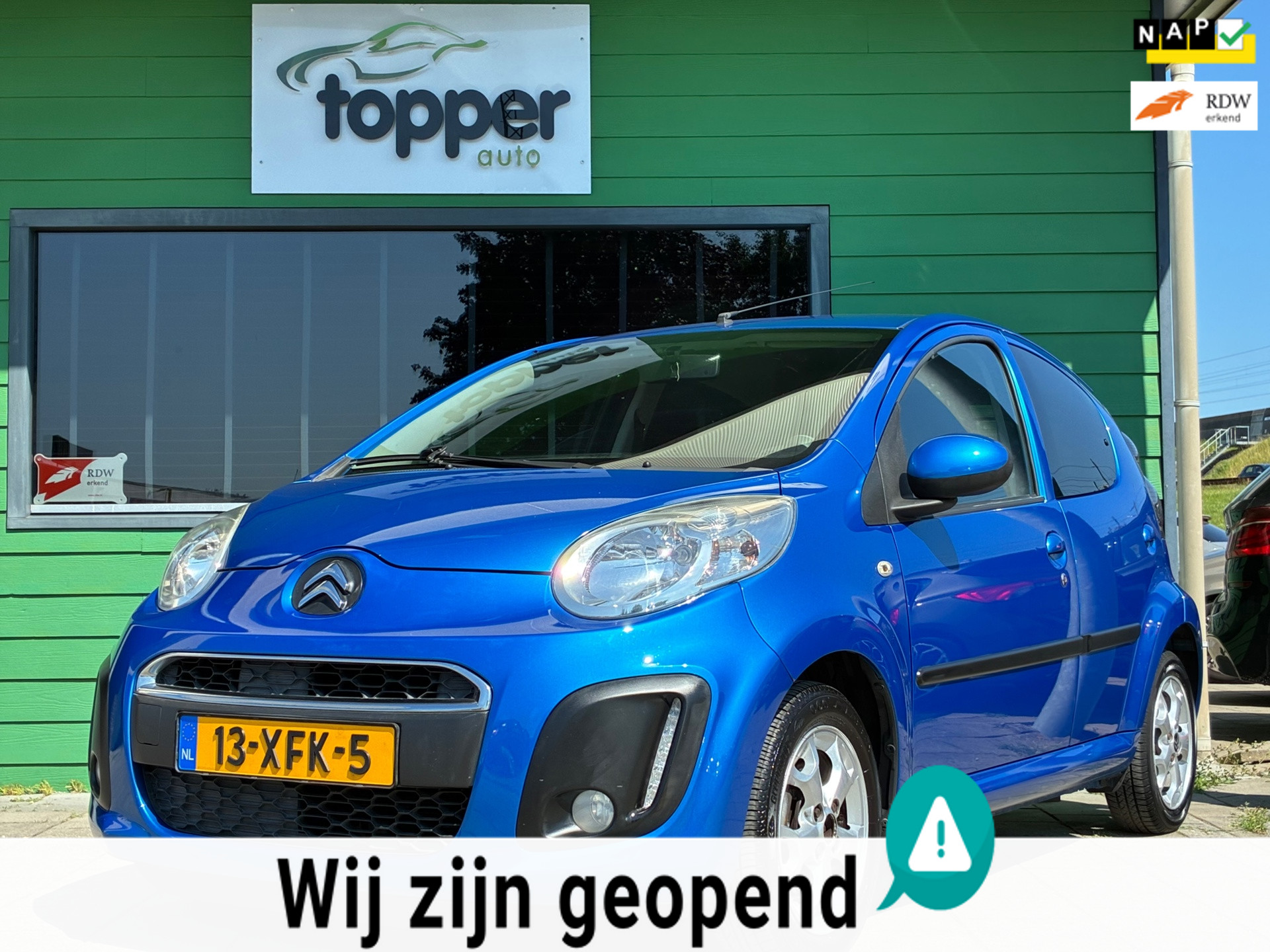 Citroen Citroen C1 1.0 First Edition|2e Eigenaar|Airco|LM-Velgen|LED|Nieuwe APK 2012 - voorkant