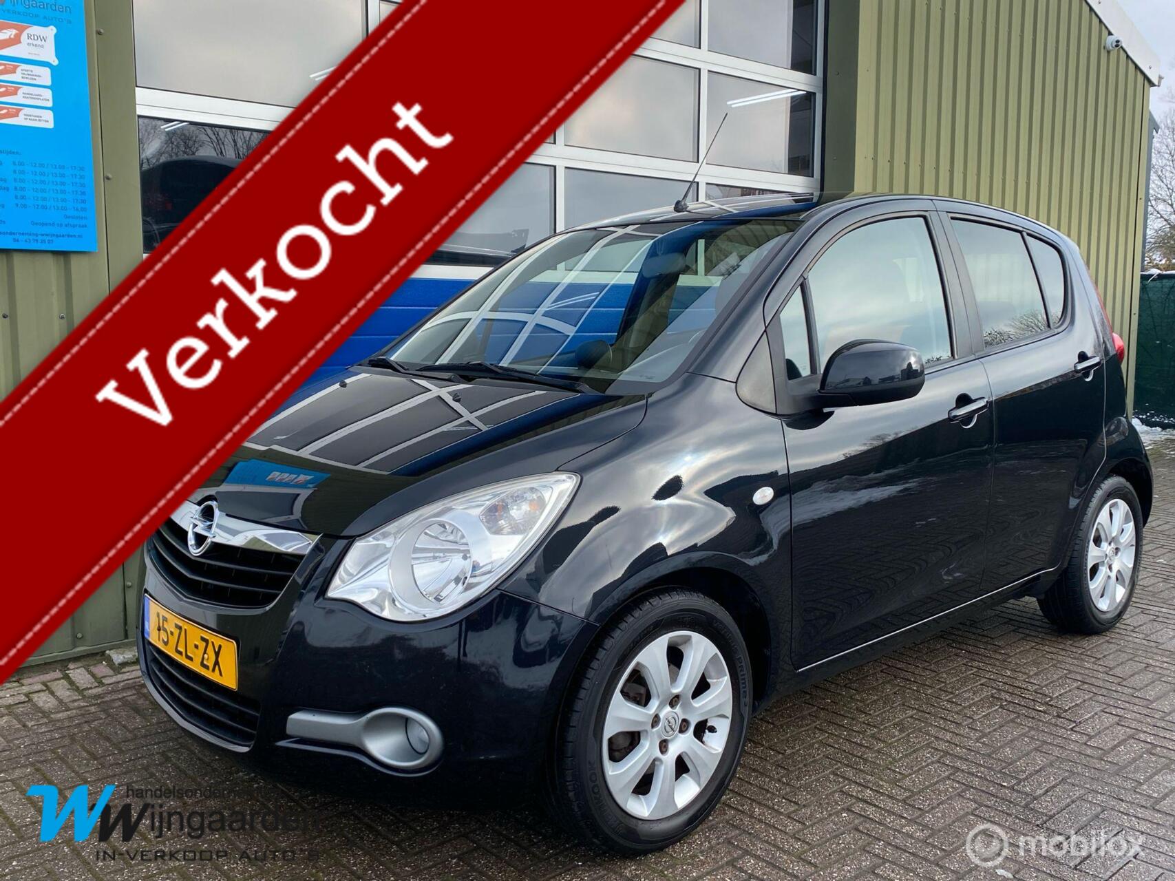 Opel Agila 1.2 Enjoy|Hoge zit|Airco|APK 1-2027|5-Deurs|NAP| 2008 - voorkant