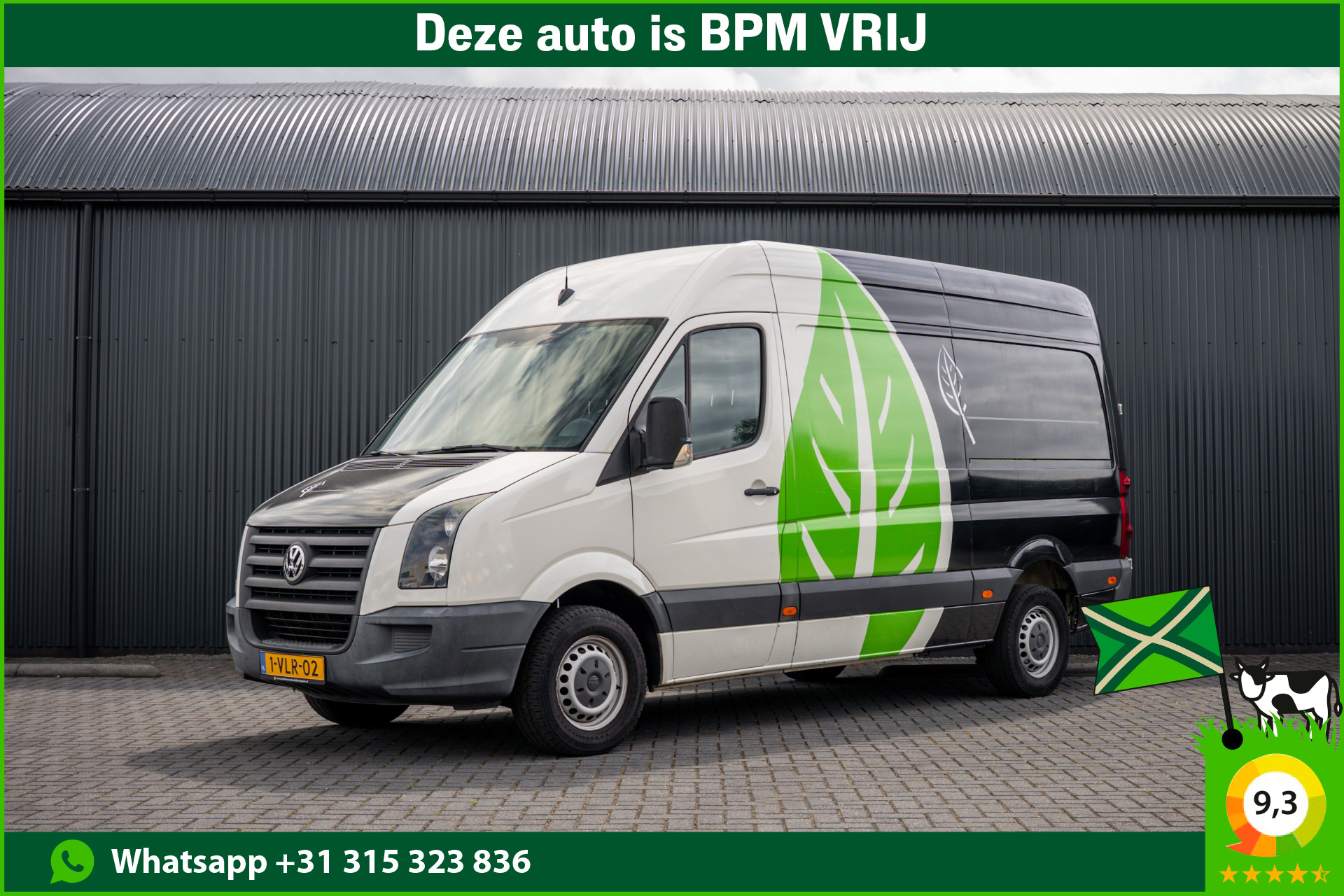 Volkswagen Crafter 35 2.5 TDI L2H2 | 3-Zits | 1e Eigenaar | Airco | Trekhaak 2011 - voorkant
