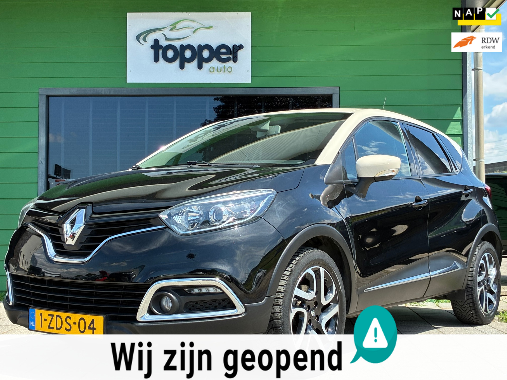 Renault Captur 1.2 TCe Dynamique|1e Eigenaar|Automaat|Navigatie|Camera|Climatronic|CruiseControl 2014 - voorkant