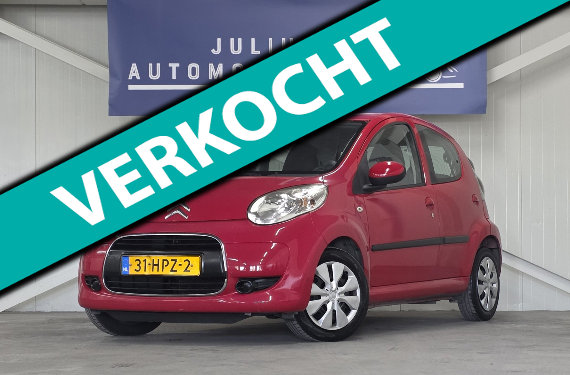 Citroen Citroen C1 1.0-12V Ambiance Airco 5DRS Elektr. Ramen Garantie! 2009 - voorkant