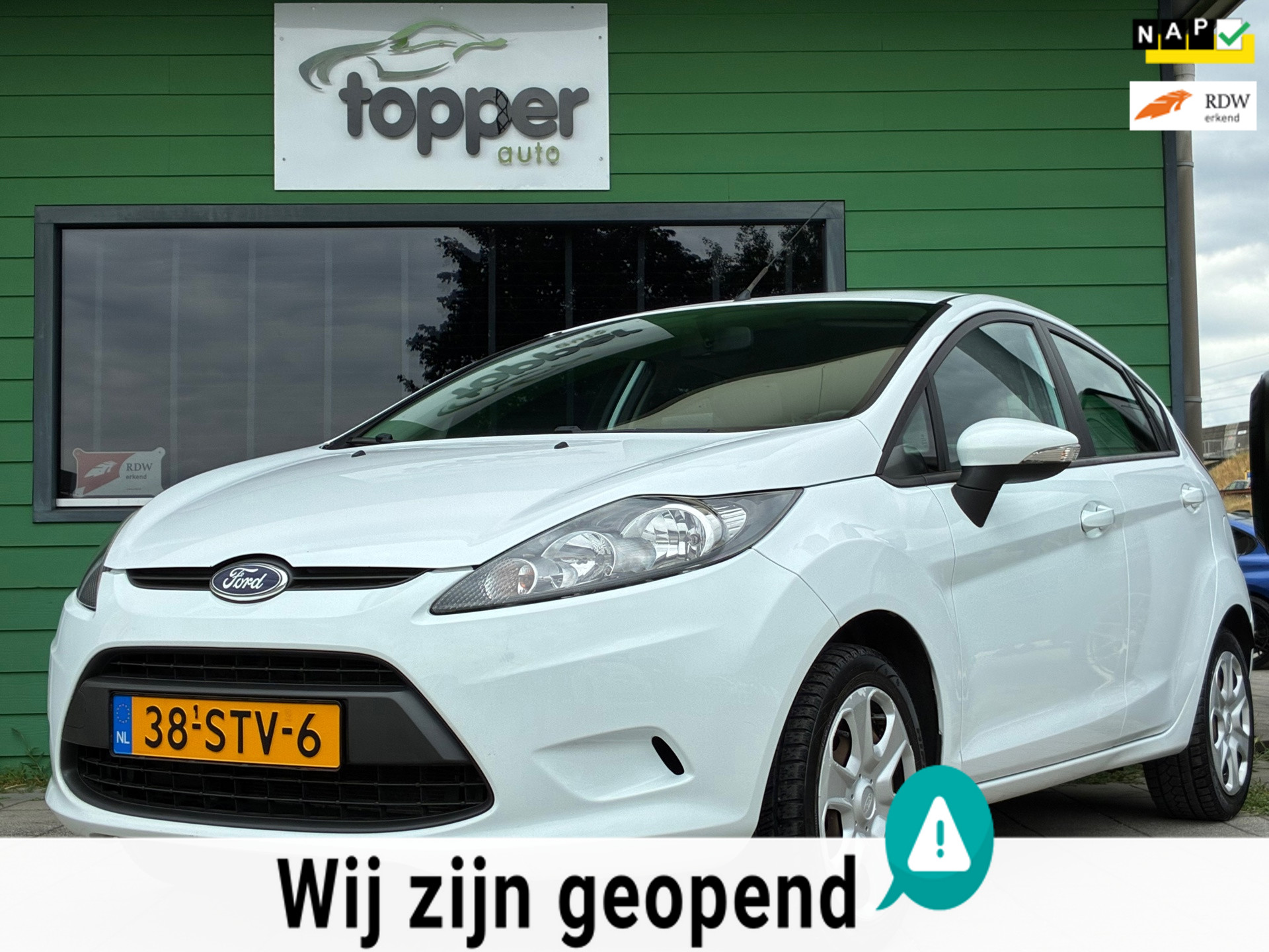 Ford Fiesta 1.25 Limited|1e Eigenaar|Airco|Elektr.ramen|Nieuwe APK|NAP| 2011 - voorkant