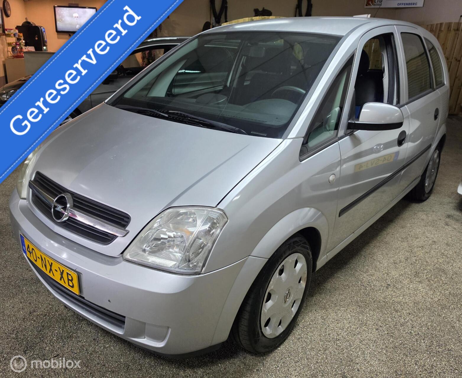 Opel Meriva-a 1.6 Enjoy 1e eigenaar originele lage kmstand 2004 - voorkant