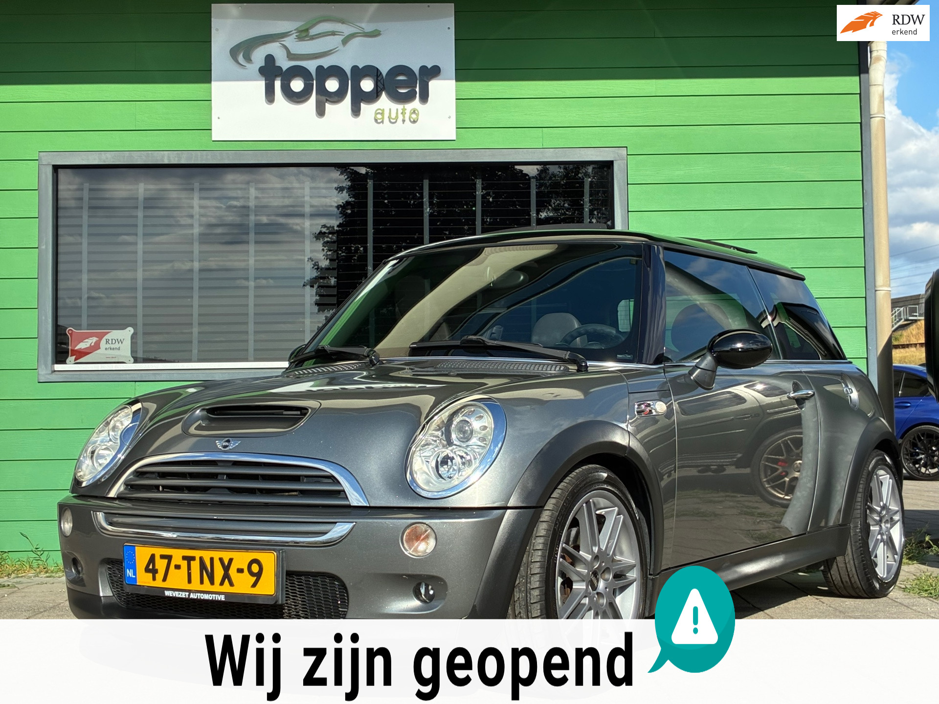 Mini Mini Cooper S 1.6 Cooper S Chili|Automaat|Panoramadak|Navigatie|CruiseControl|Climatronic| 2005 - voorkant