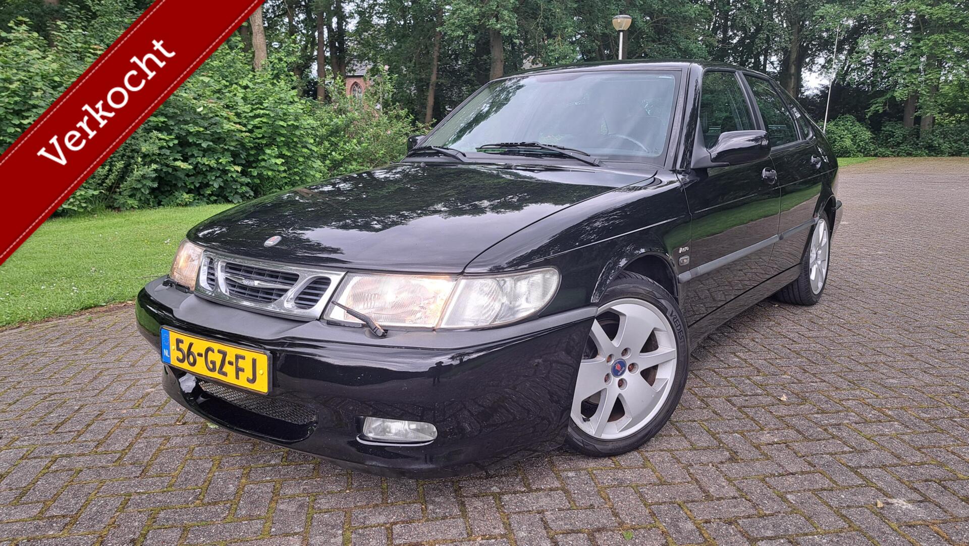 Saab Saab 9-3 2.0 Turbo Aero 5drs CLIMA MEMORY STOELVERW LEDER 2001 - voorkant