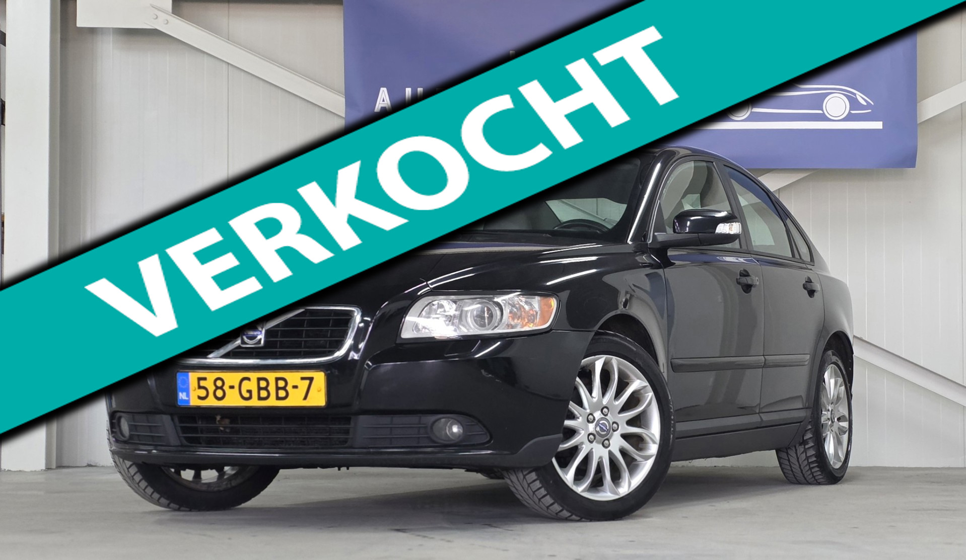 Volvo S40 1.6 Edition II Volledig Onderhouden Leer Trekhaak Nieuwe APK Mooi! 2008 - voorkant