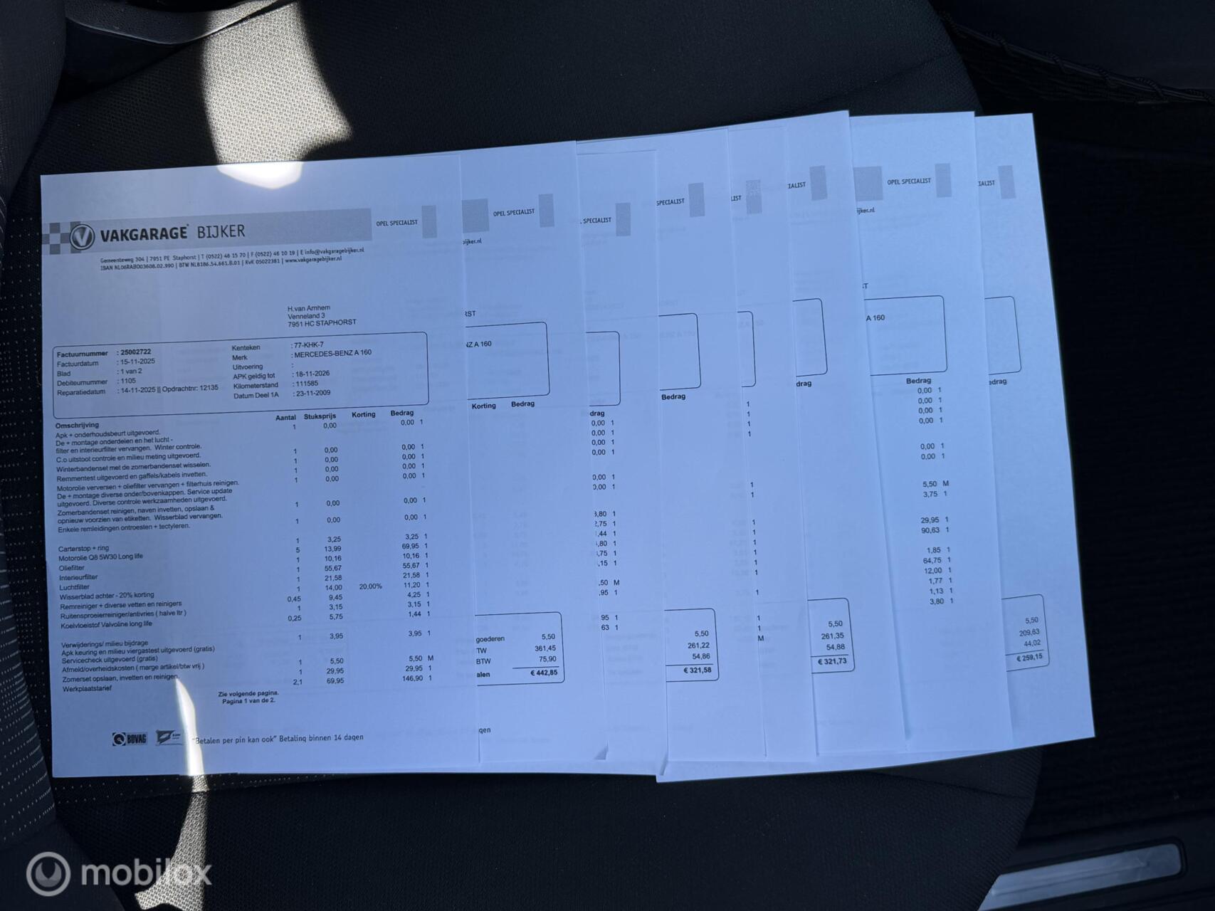 Foto van Mercedes-Benz A 160