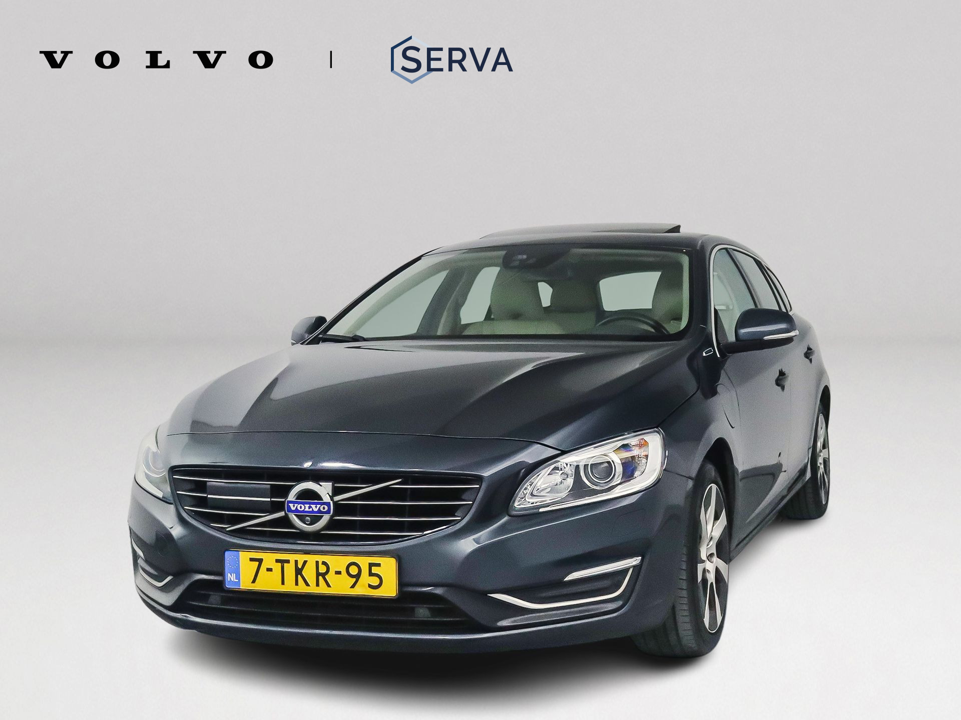 Volvo V60 Plug In Hybrid 2.4 D6 AWD Plug-In Hybrid Summum | Airco | Stoelverwarming | Park Assist 2014 - voorkant