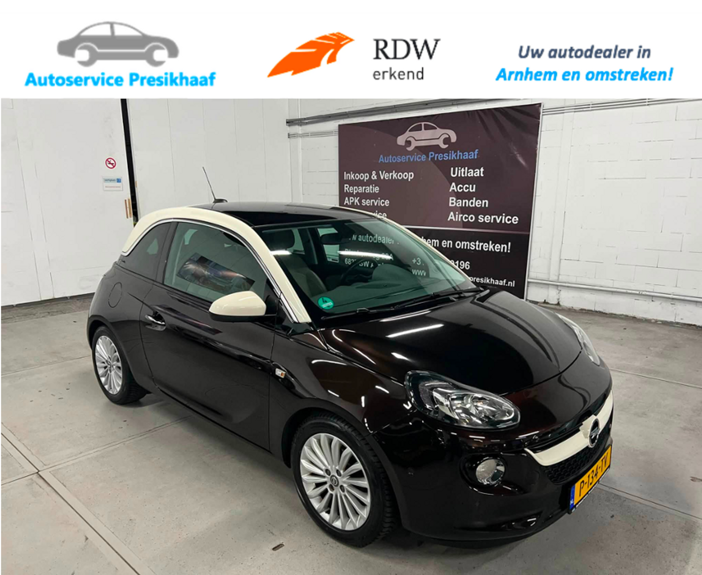 Opel Adam 1.4 Bi-Fuel Jam HALF-LEDER / PANORAMADAK 2016 - voorkant
