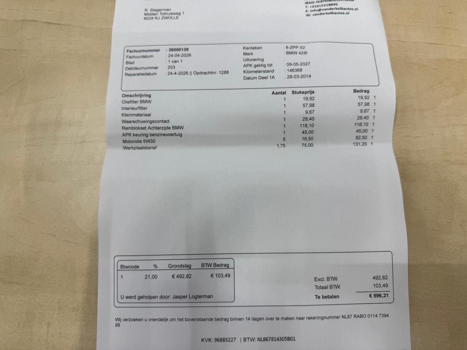 Foto van BMW 428i