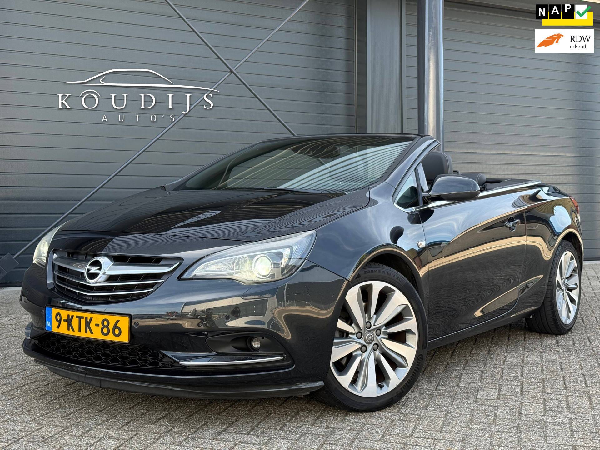 Opel Cascada 1.4 Turbo ecoFLEX Cosmo, Leder, Stoelverw., PDC V+A 2013 - voorkant