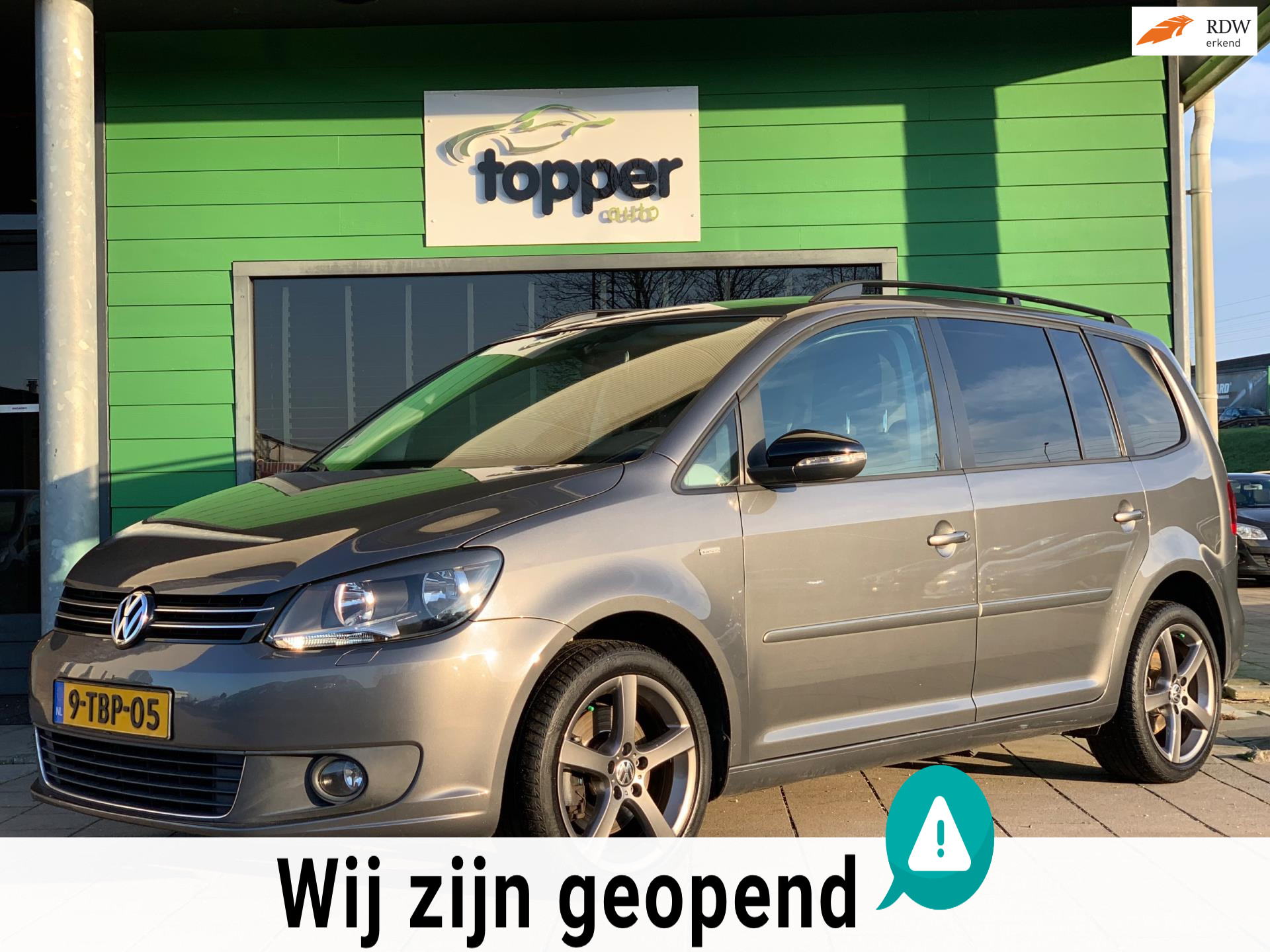 Volkswagen Touran 1.4 TSI Comfortline|Automaat|Navigatie|CruiseControl|Airco|LM-Velgen| 2013 - voorkant