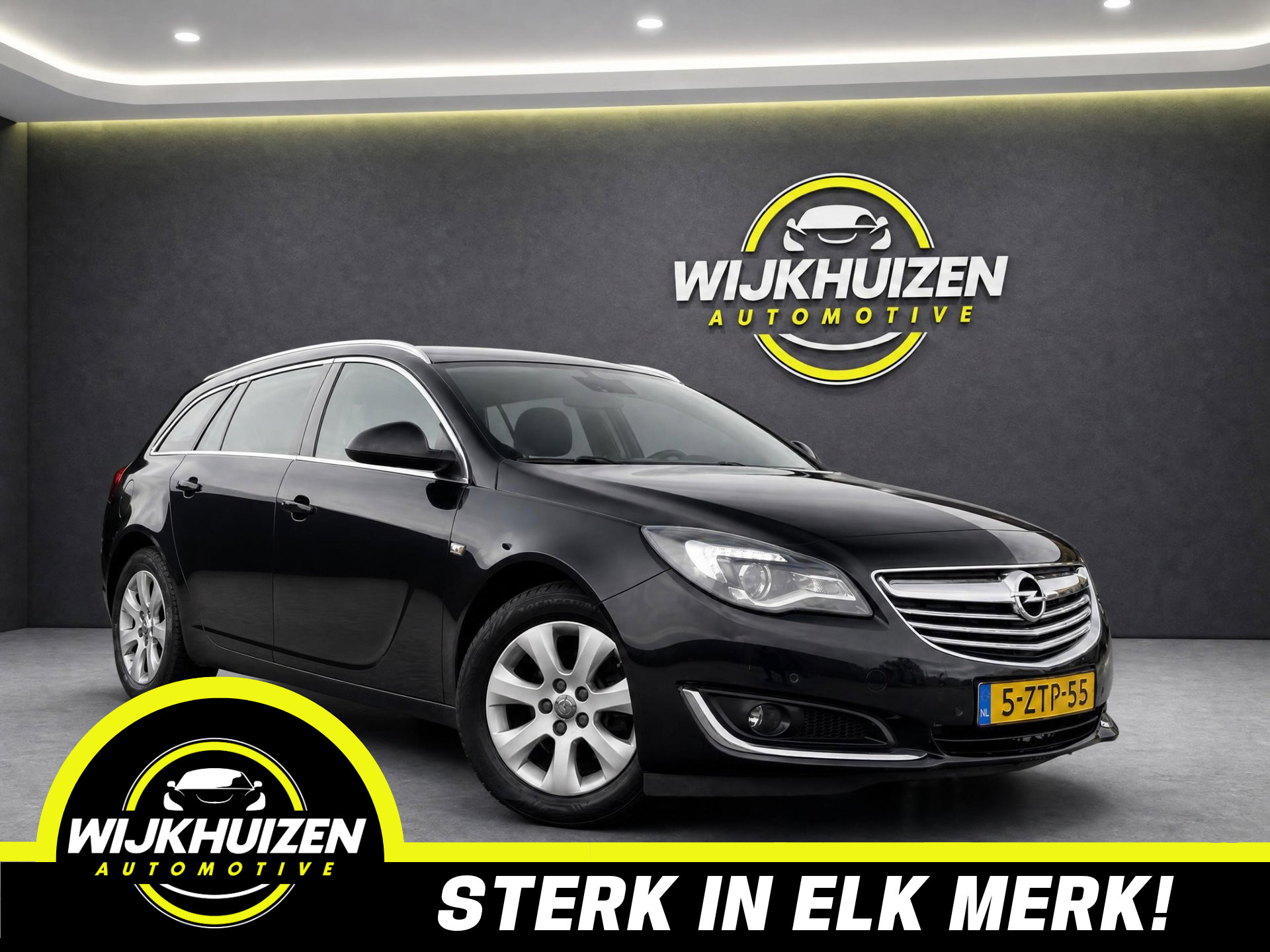 Opel Insignia Sports Tourer SW 1.4 Turbo EcoFLEX Business+ met Climate !!! Leder !!! Stoelverwarming !!! Cruise !!! 2015 - voorkant