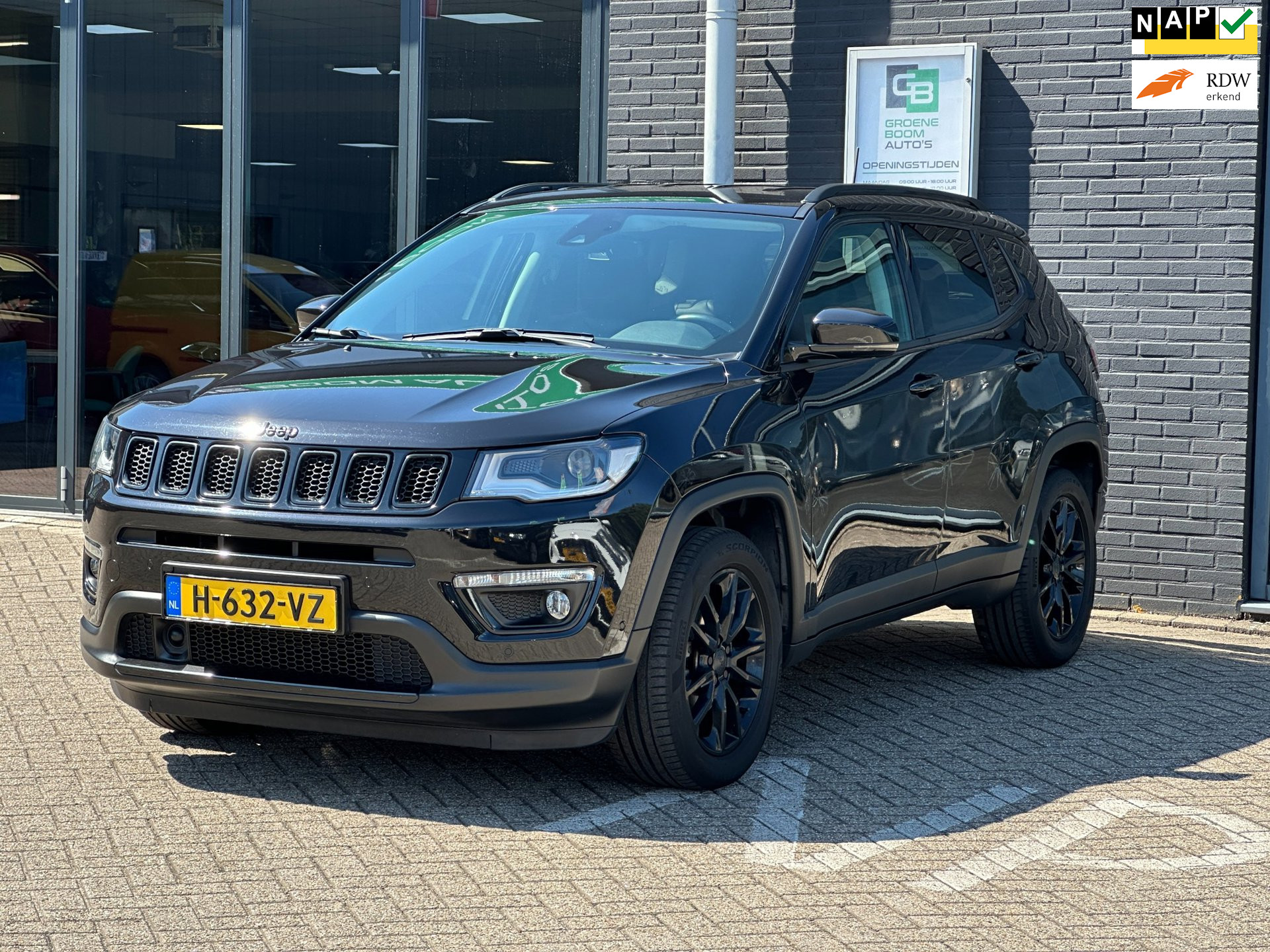 Jeep Compass 1.3T Limited/CAMERA/NAVI/CARPLAY/NL-AUTO NAP!! 2020 - voorkant