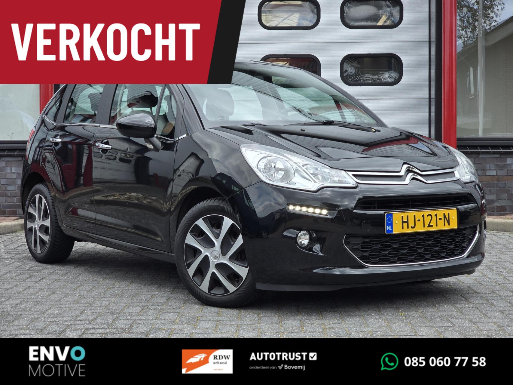 Citroen C3 1.2 PureTech Feel Edition Clima/Navi/Cruise/PDC 2015 - voorkant