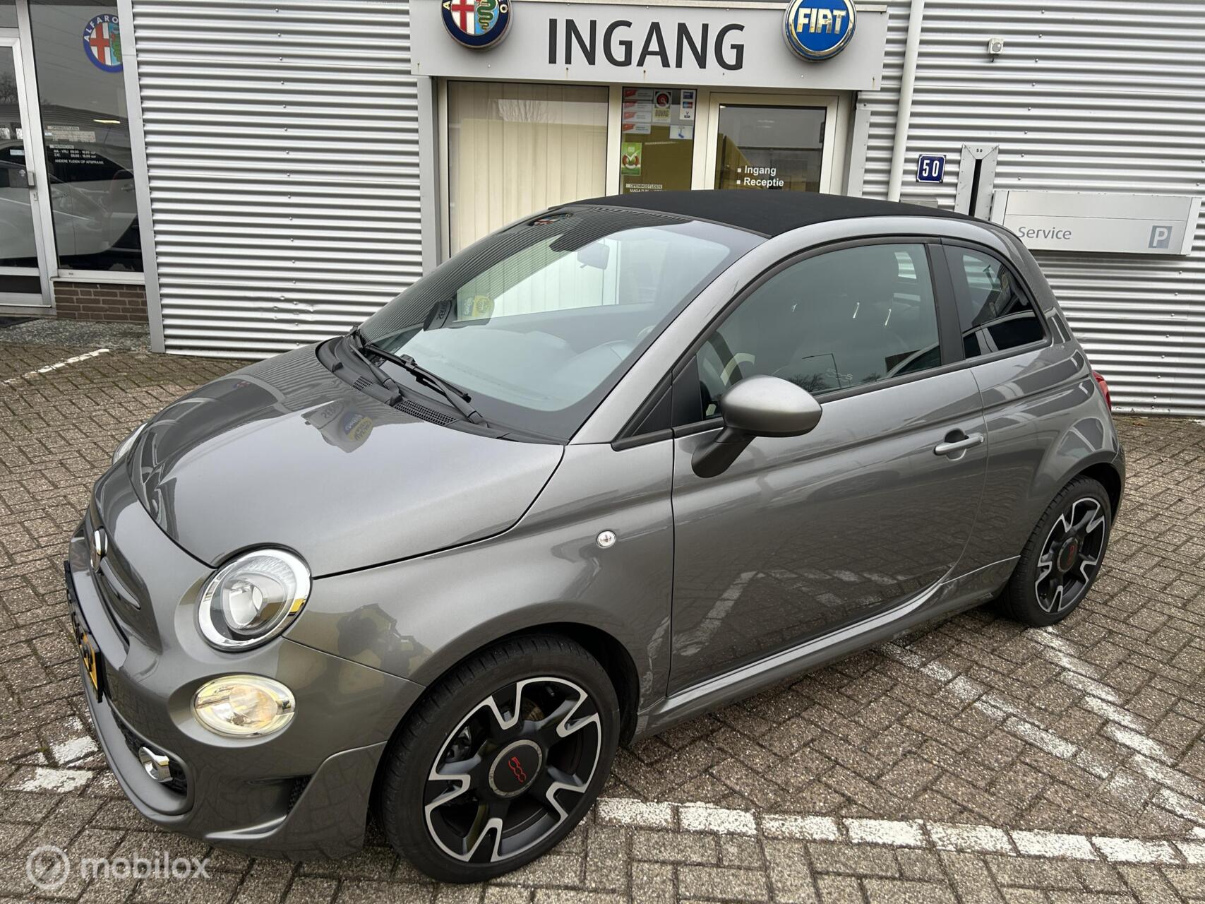 Fiat 500 abrio 85 PK Turbo Sport, in Nieuwstaat  ! 2019 - voorkant