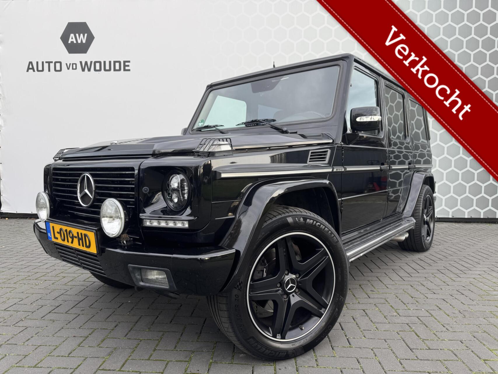 Mercedes-Benz G-klasse AMG G55 5.5 V8 Compressor 565PK Youngtimer Schuifdak Trekhaak 2004 - voorkant
